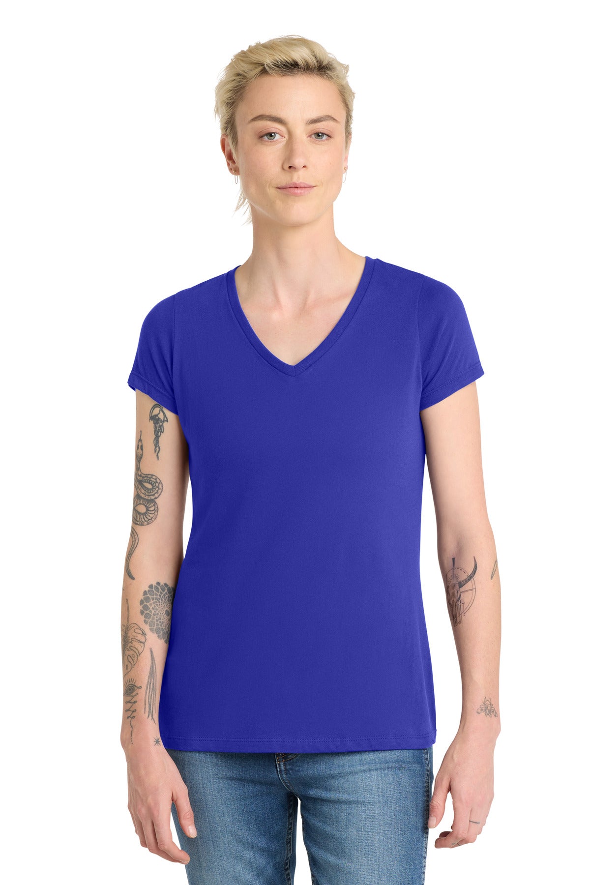 District ?? Women's Very Important Tee ?? V-Neck. DT6503