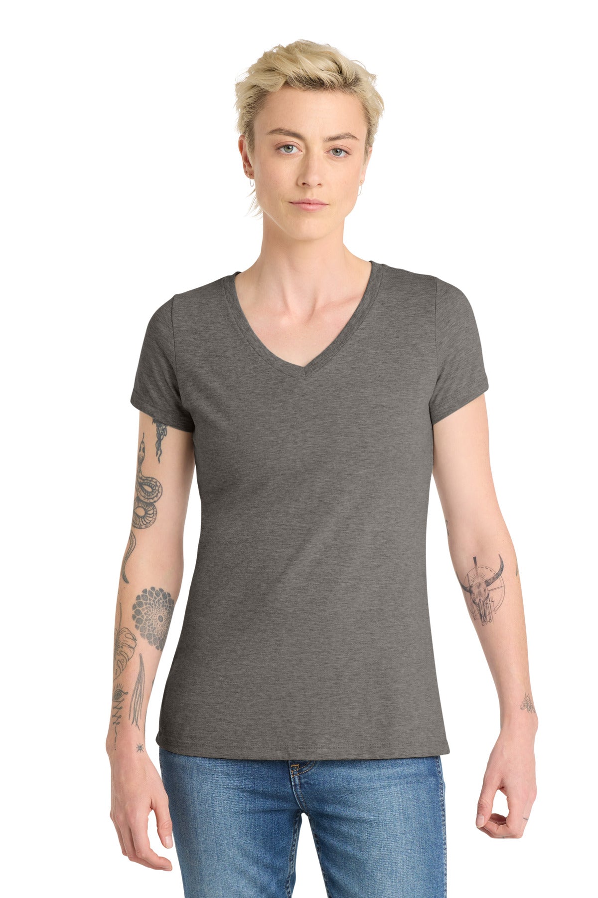 District ?? Women's Very Important Tee ?? V-Neck. DT6503