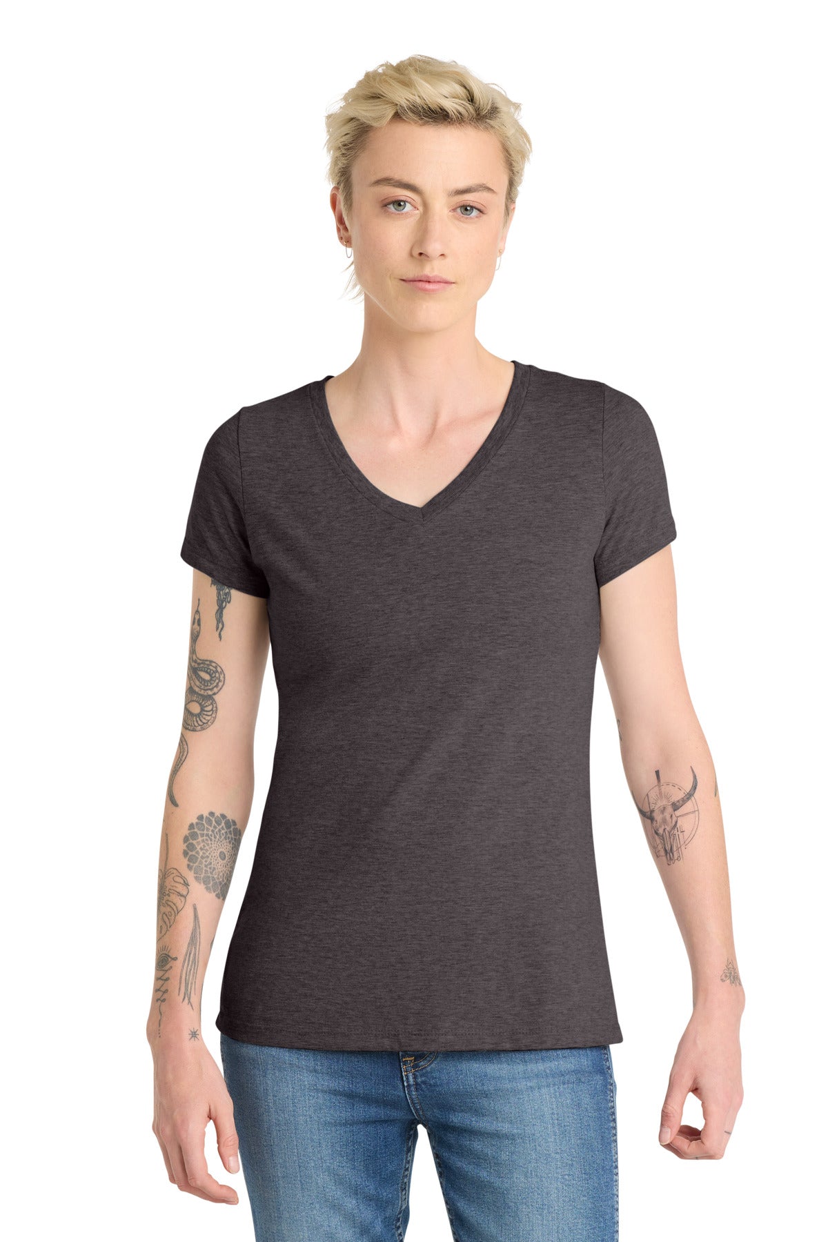 District ?? Women's Very Important Tee ?? V-Neck. DT6503