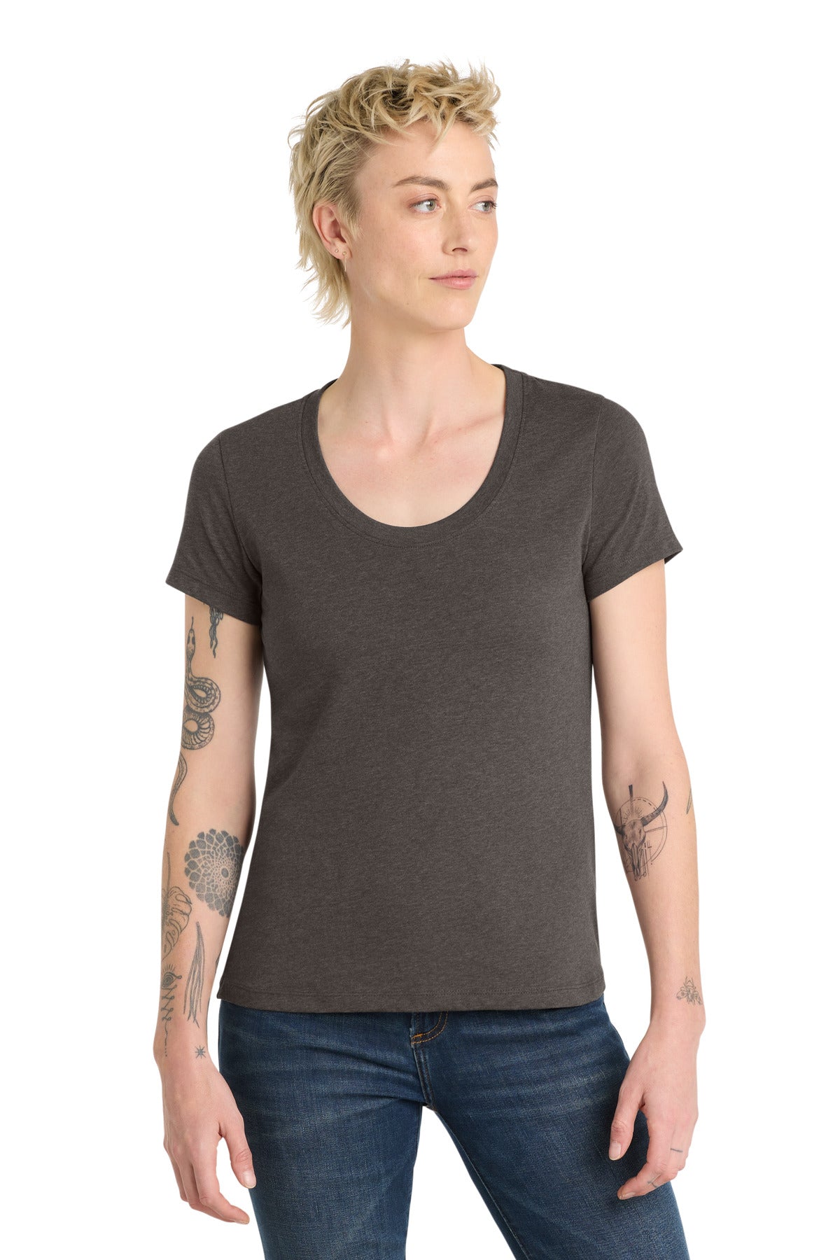 District ?? Women's Flex Scoop Neck Tee DT7501