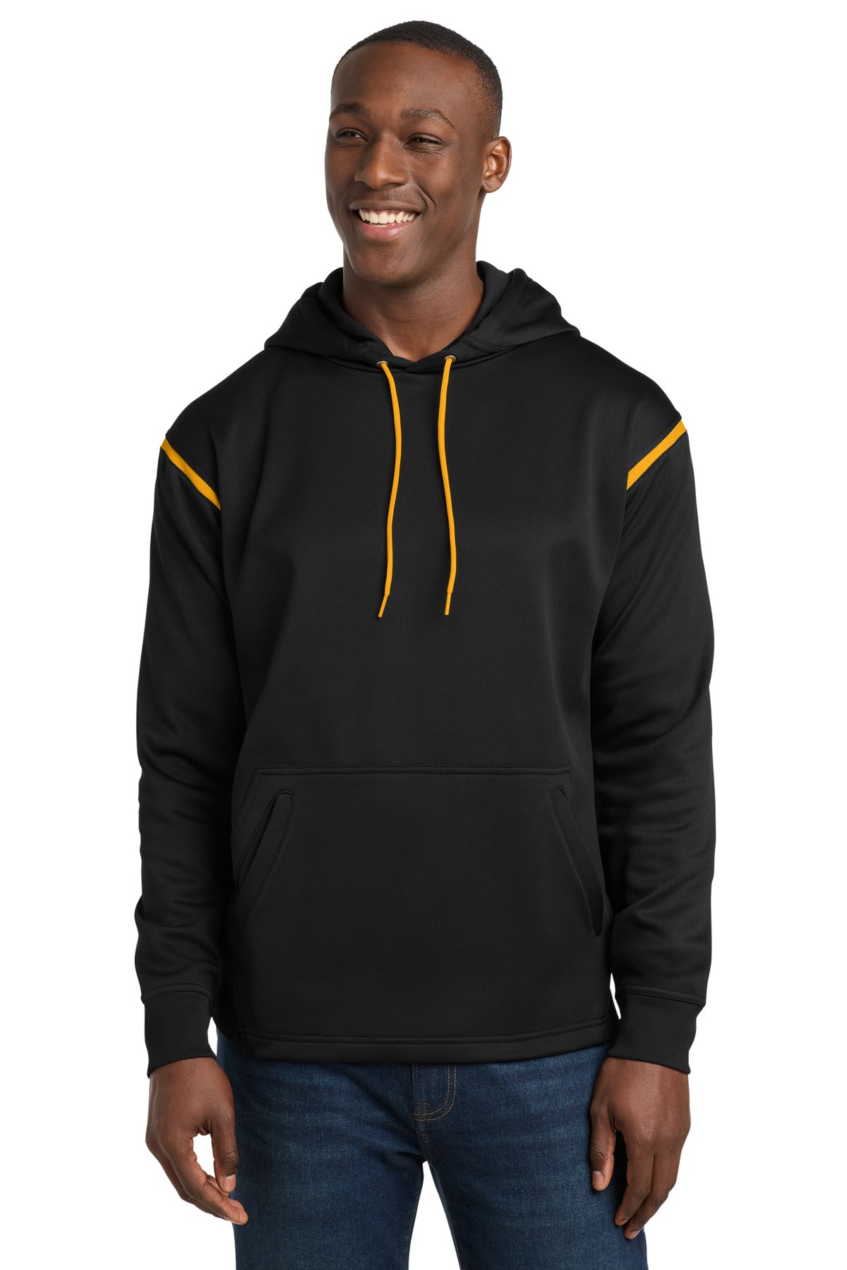 Sport-Tek?? Tech Fleece Colorblock Hooded Sweatshirt. F246