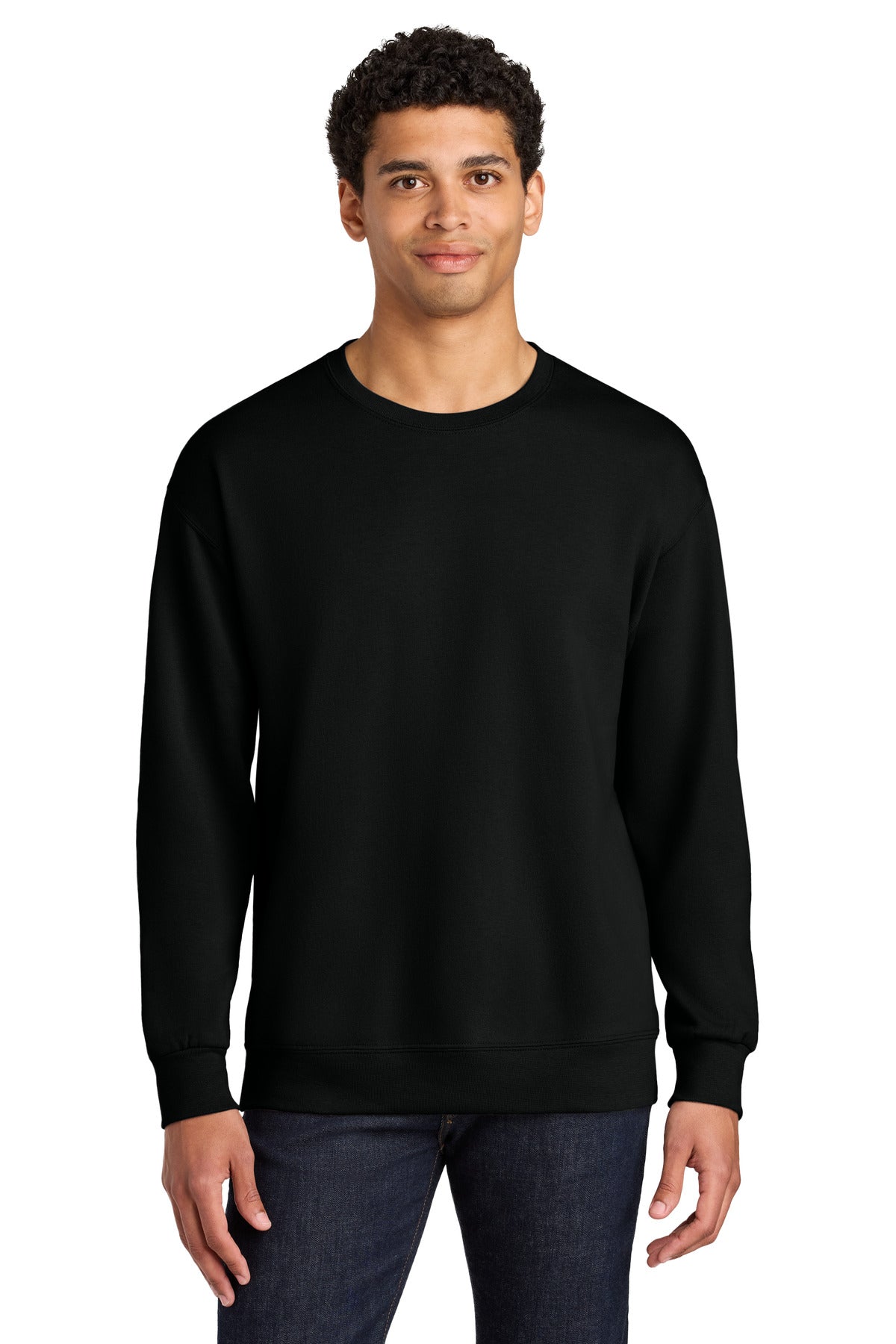 Jerzees UltimateŸ?? Unisex CVC Ring Spun Crewneck Sweatshirt IC48M