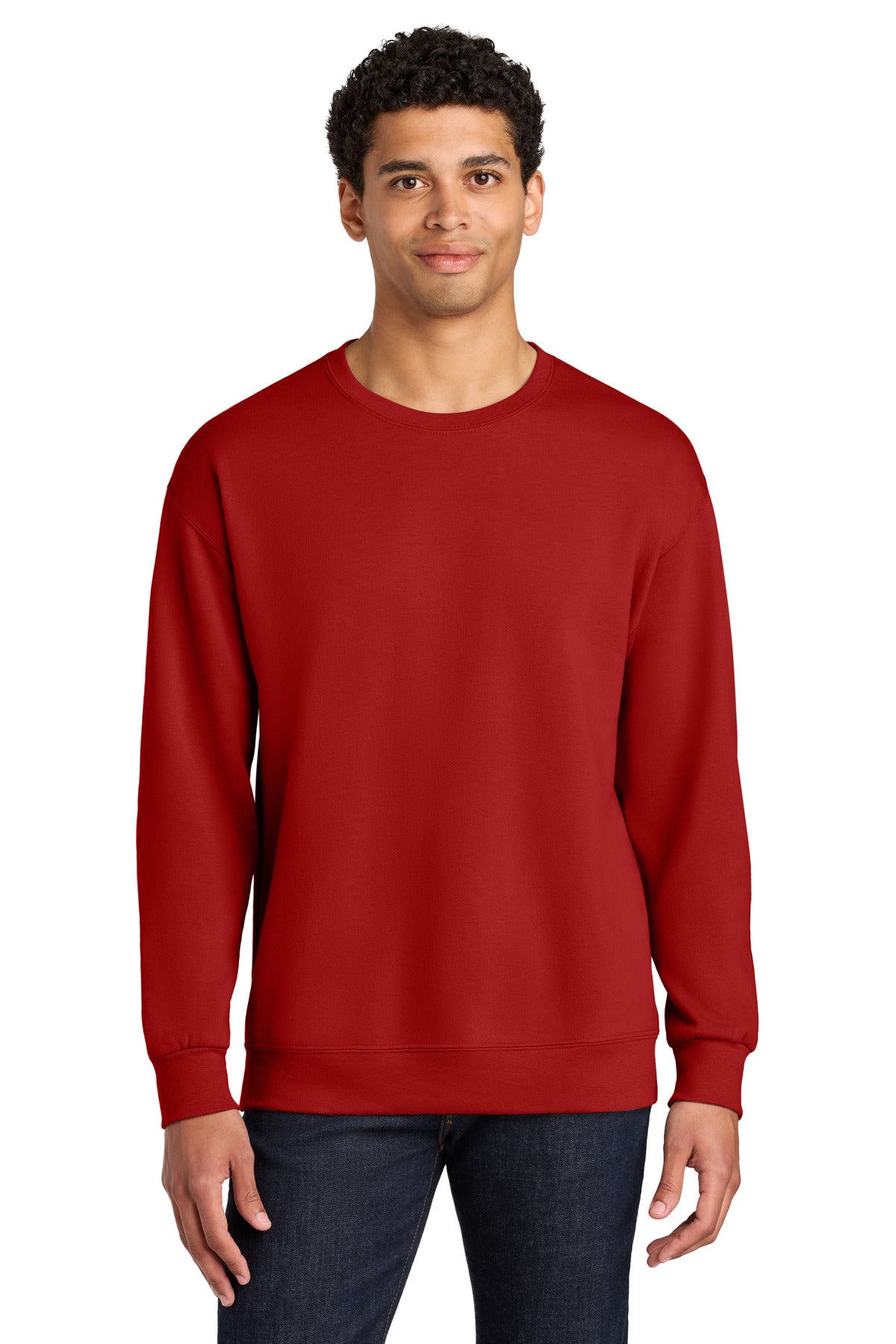Jerzees UltimateŸ?? Unisex CVC Ring Spun Crewneck Sweatshirt IC48M