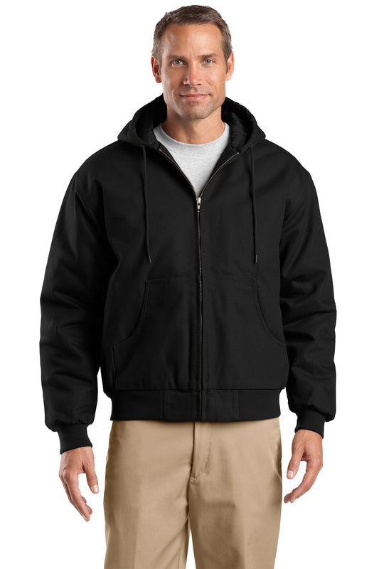 CornerStoneÂ® Tall Duck Cloth Hooded Work Jacket. TLJ763H
