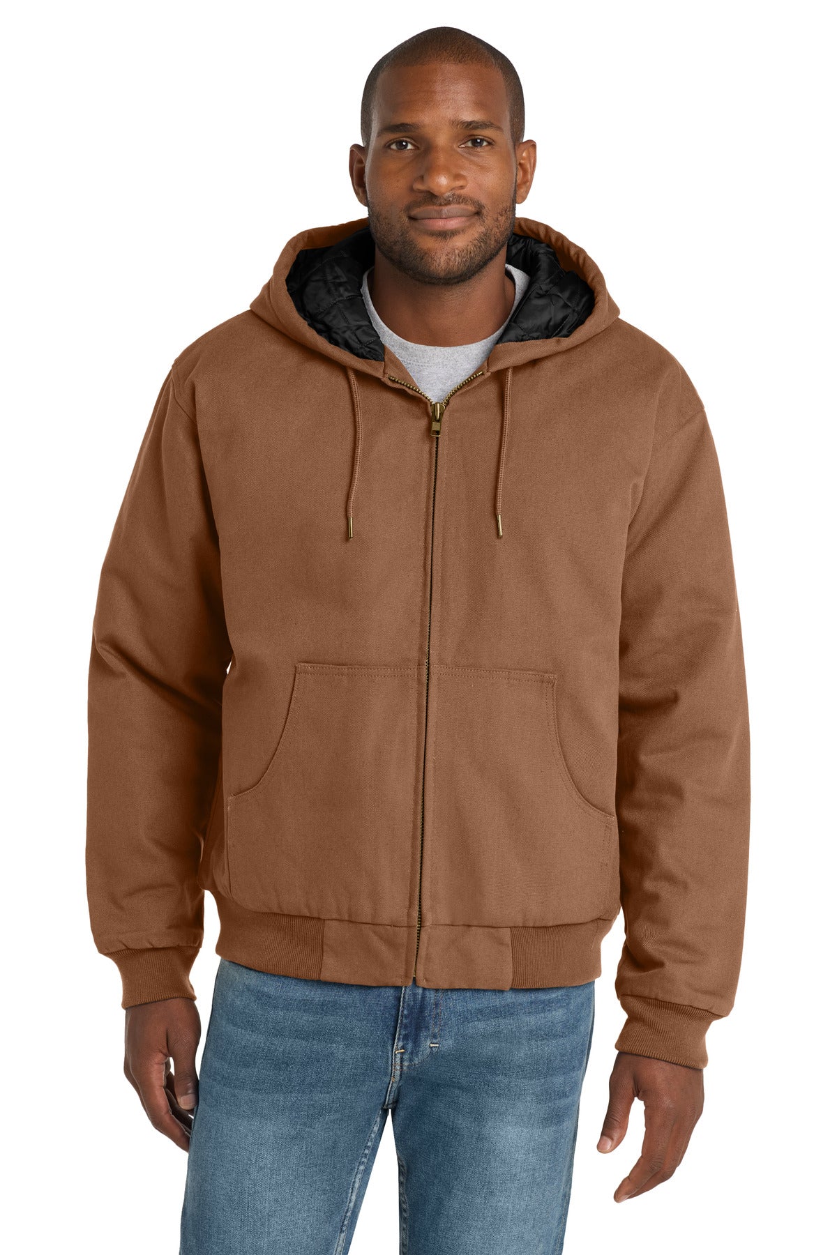 CornerStone?? - Duck Cloth Hooded Work Jacket.  J763H