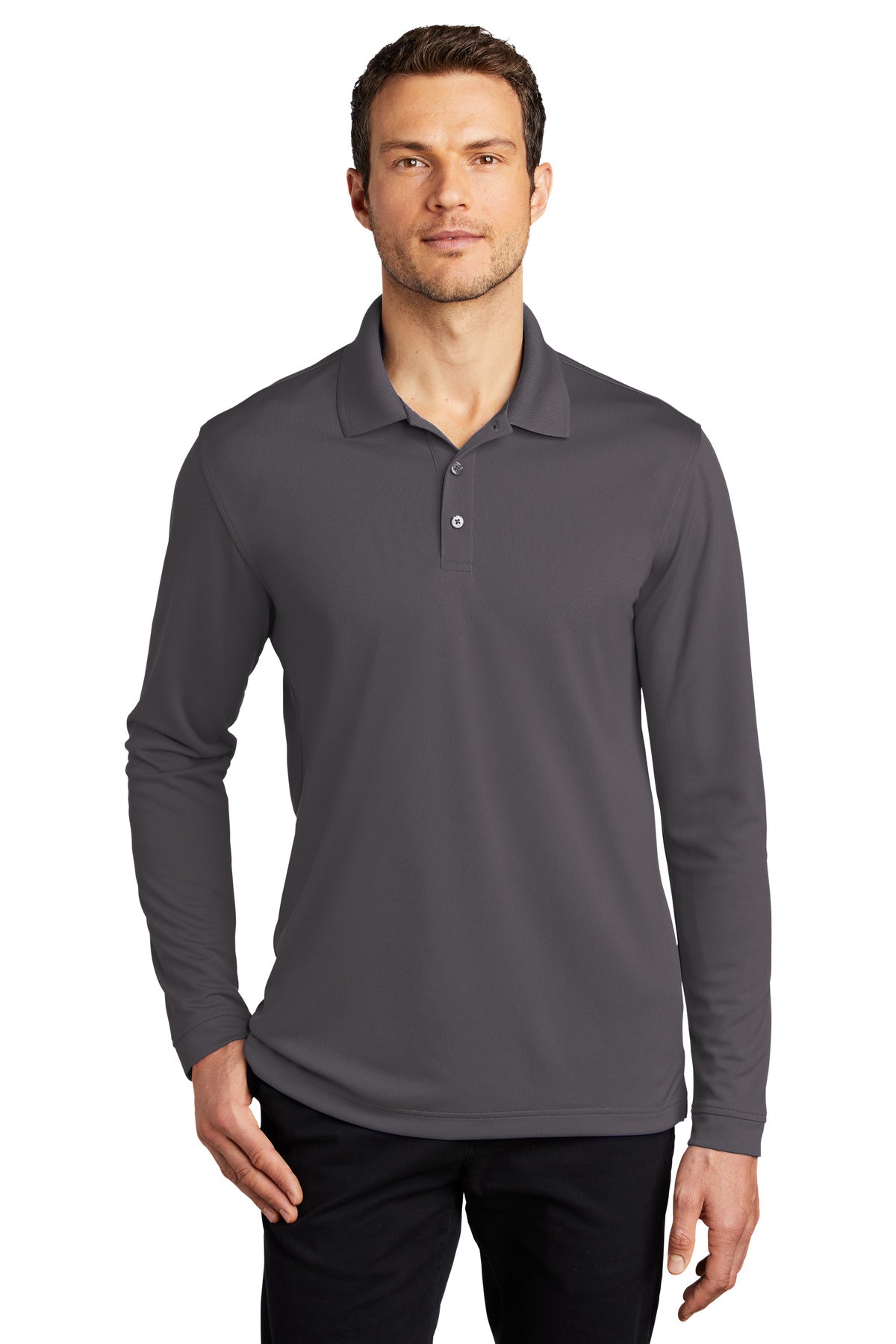 Port Authority ? Dry Zone ? UV Micro-Mesh Long Sleeve Polo K110LS