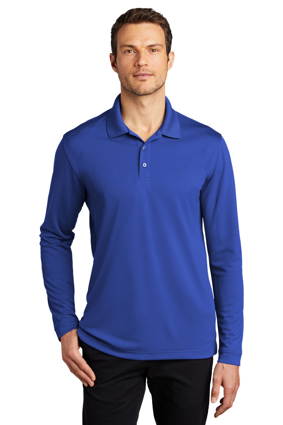 Port Authority ? Dry Zone ? UV Micro-Mesh Long Sleeve Polo K110LS