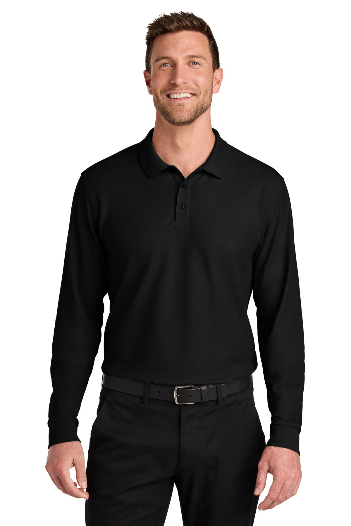 Port Authority?? Wearever Signature Pique Long Sleeve Polo K200LS