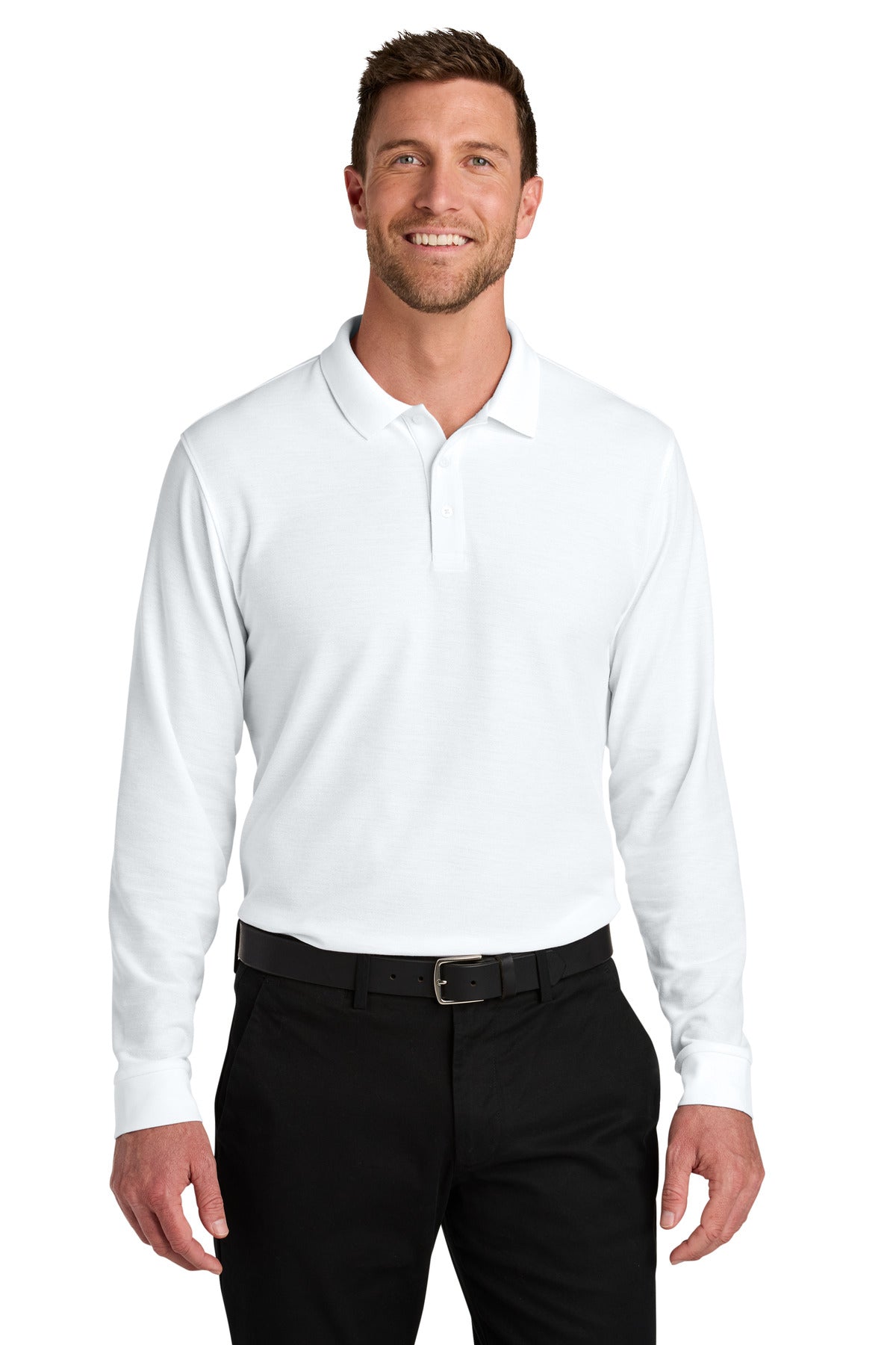 Port Authority?? Wearever Signature Pique Long Sleeve Polo K200LS