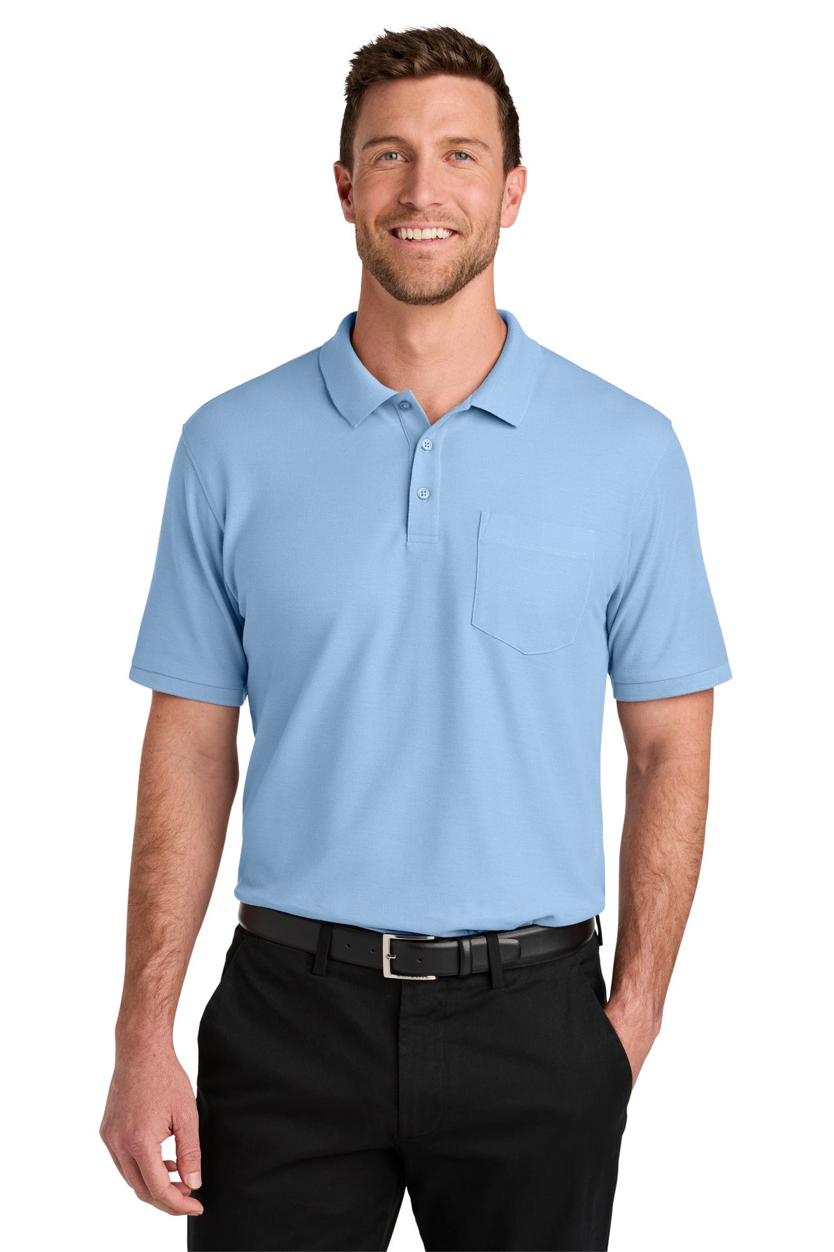 Port Authority® Wearever Signature Pique Pocket Polo K200P
