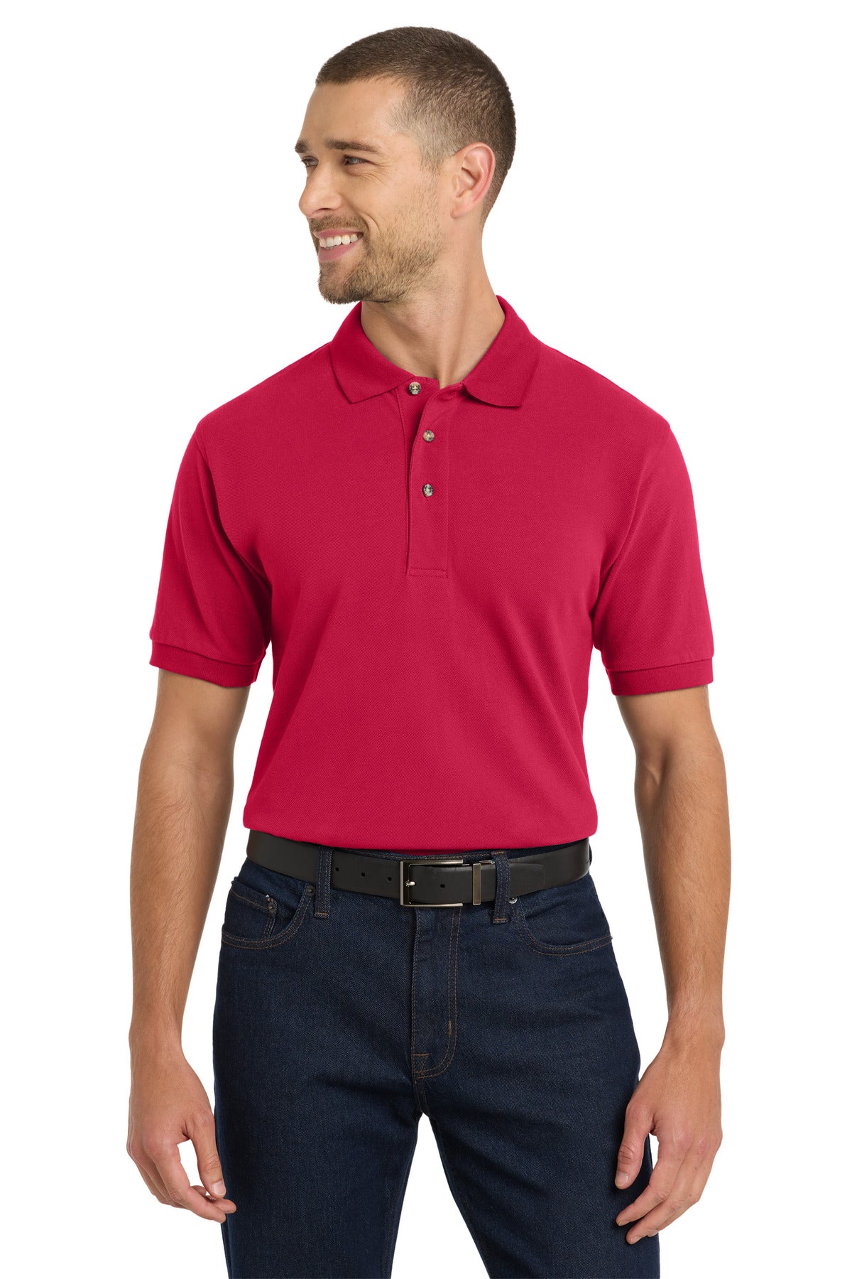 Port Authority® Heavyweight Cotton Pique Polo.  K420