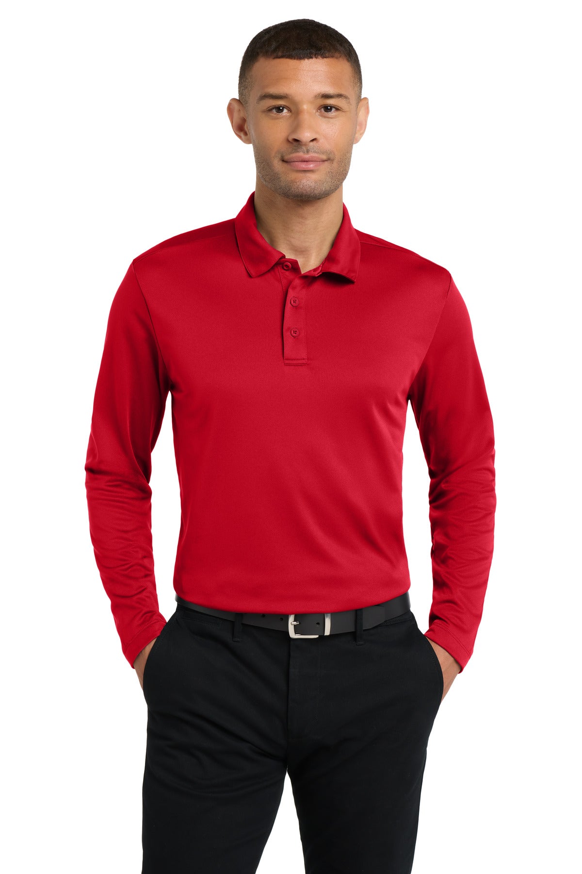 Port Authority® Silk Touch™ Performance Long Sleeve Polo. K540LS