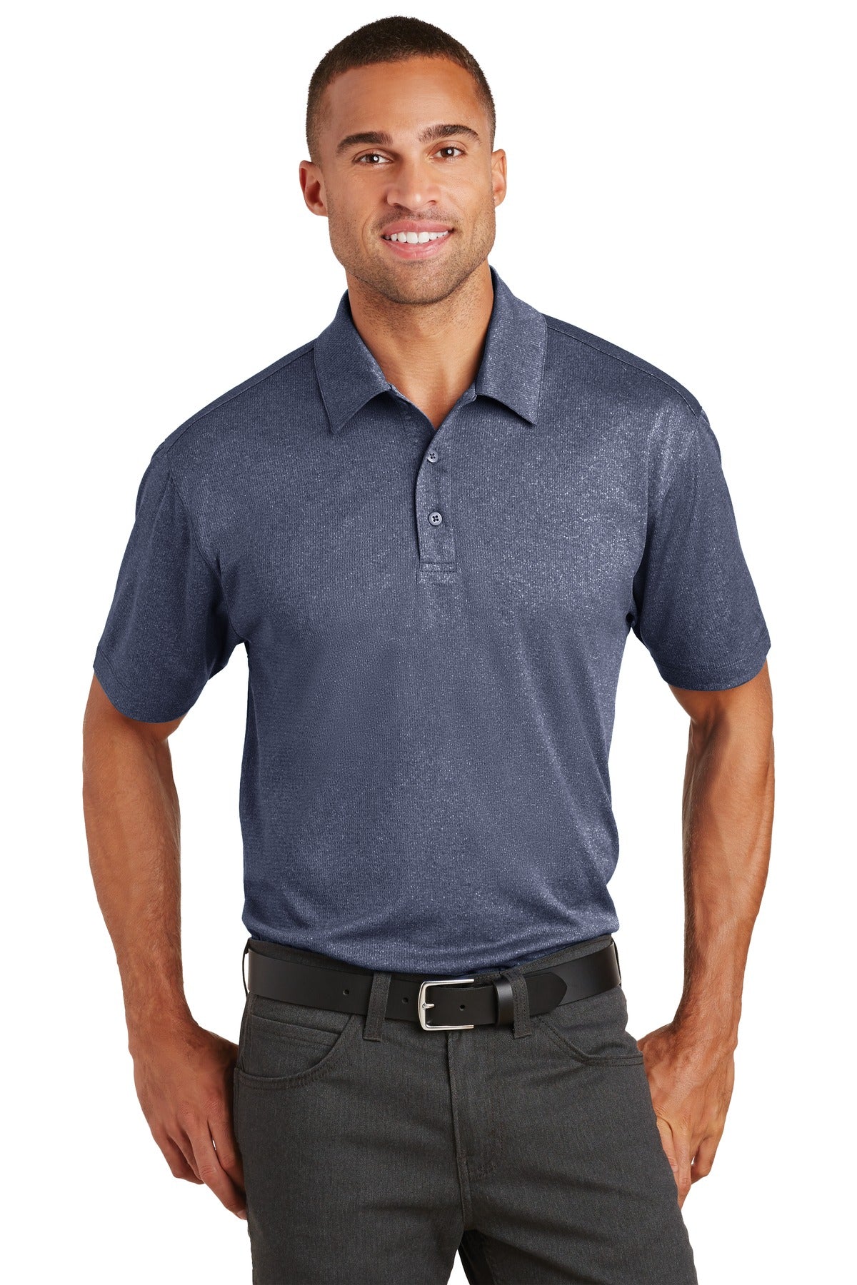 Port Authority?? Trace Heather Polo. K576