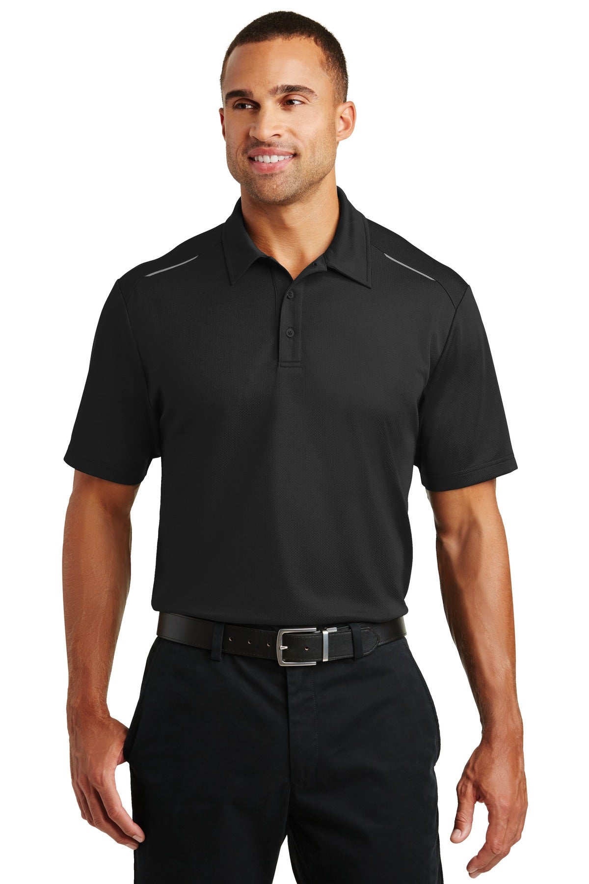 Port Authority?? Pinpoint Mesh Polo. K580