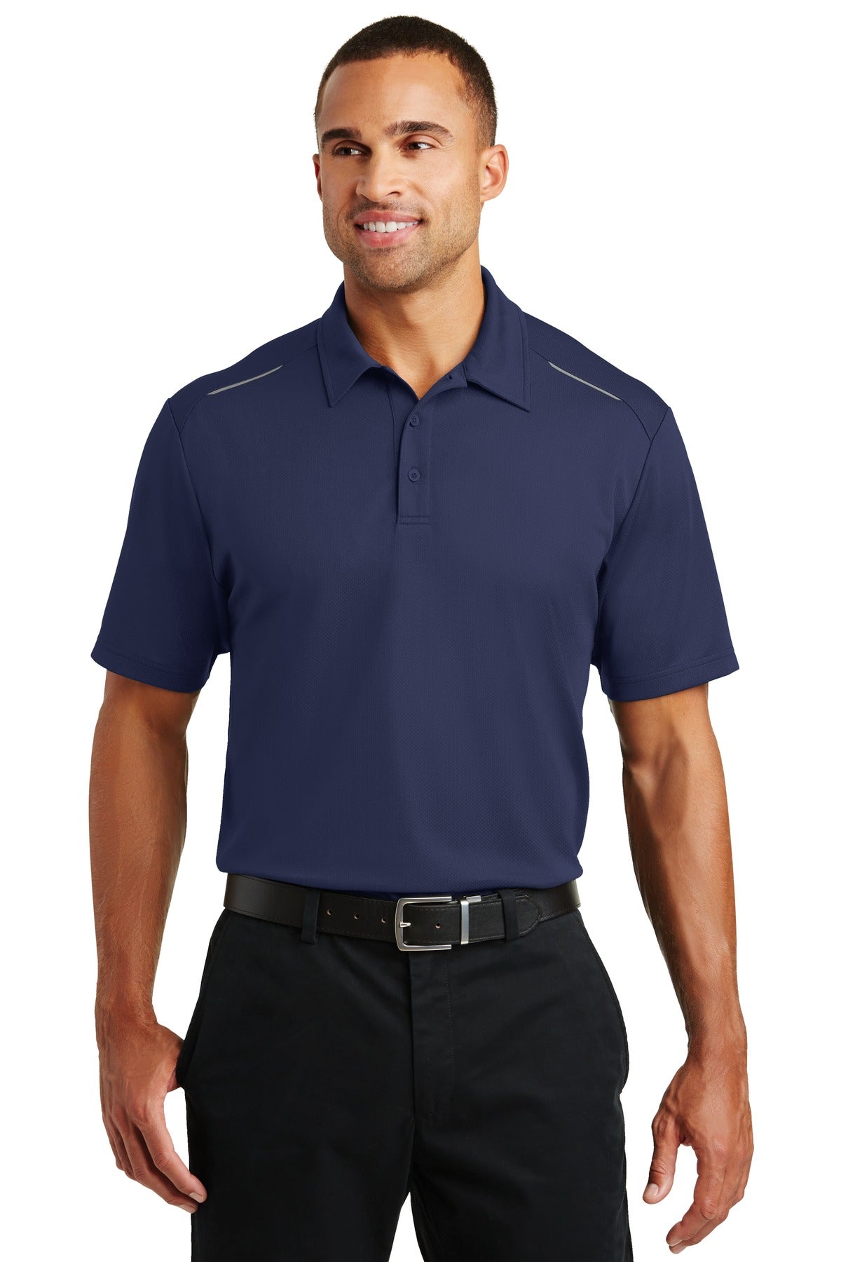 Port Authority?? Pinpoint Mesh Polo. K580