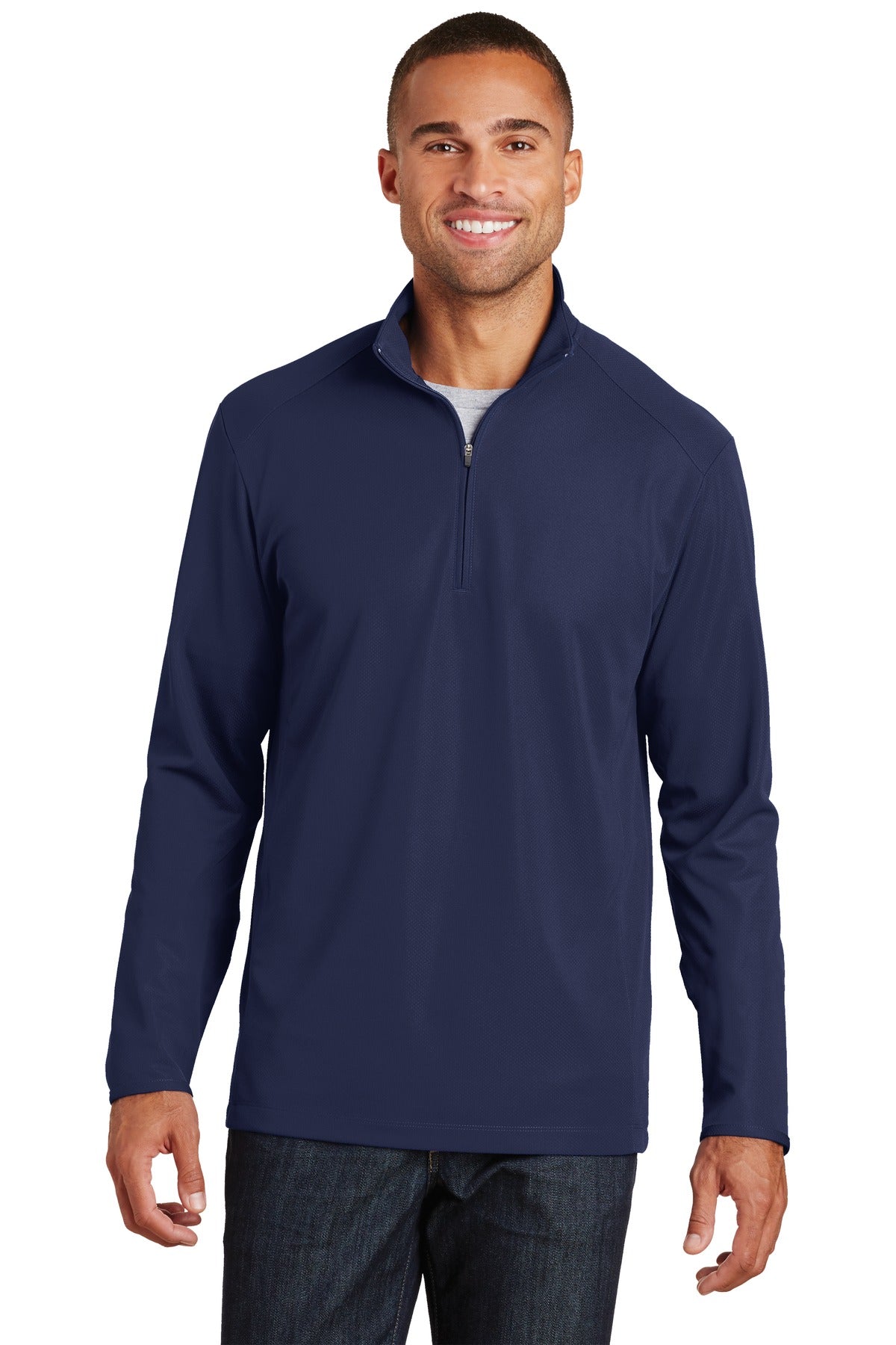 Port Authority? Pinpoint Mesh 1/2-Zip. K806