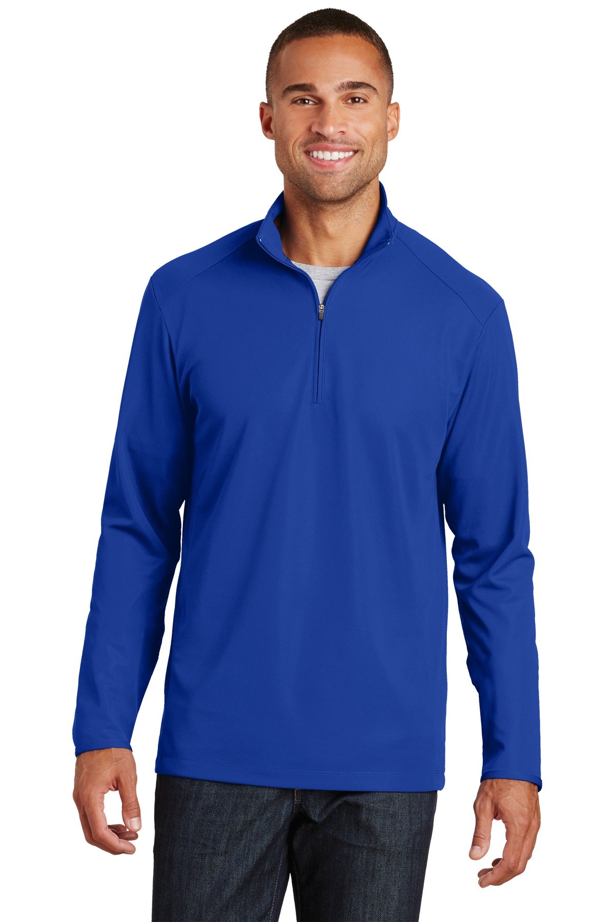 Port Authority? Pinpoint Mesh 1/2-Zip. K806
