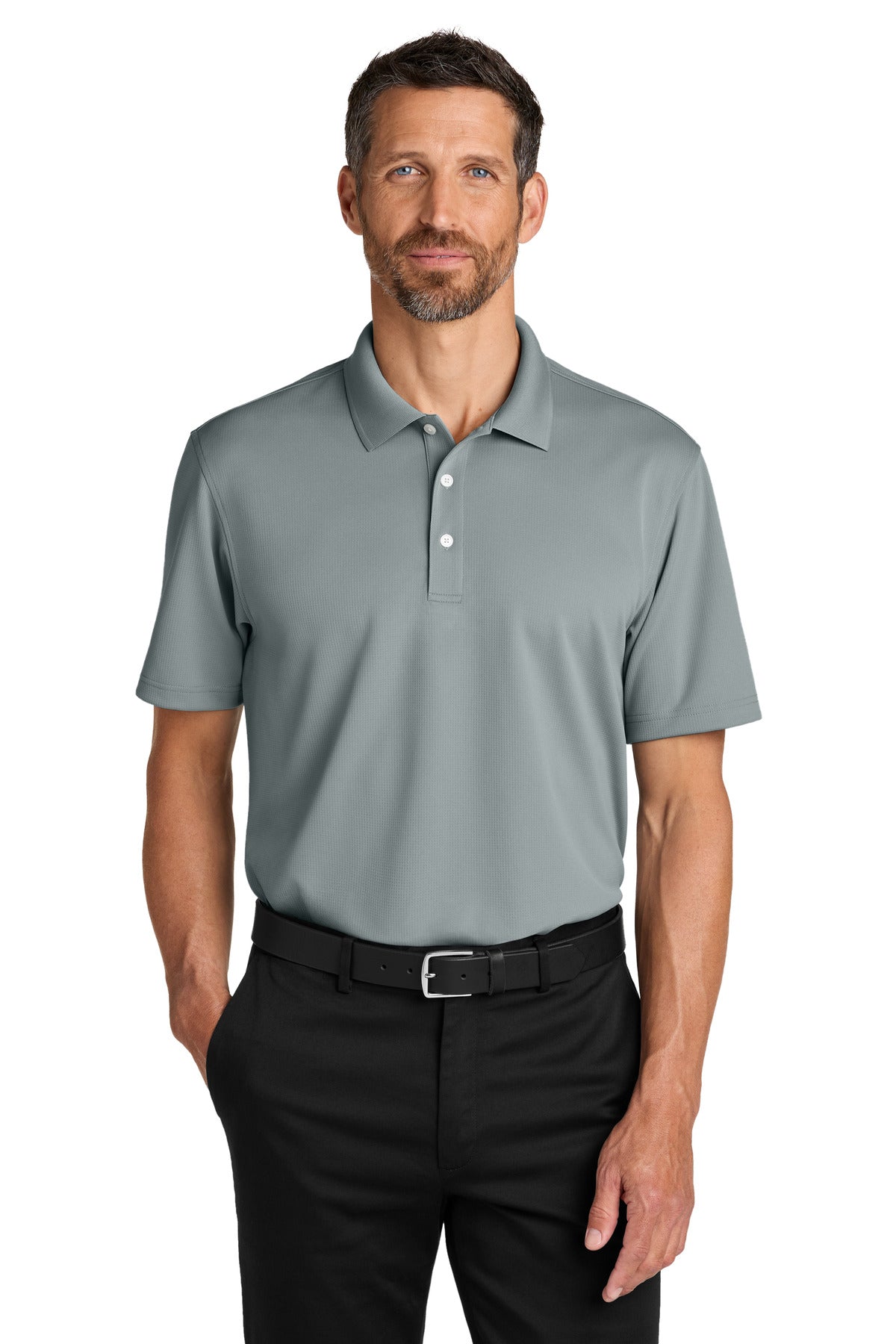 Port Authority?? Dry Zone?? Stain-Release Grid Polo K845