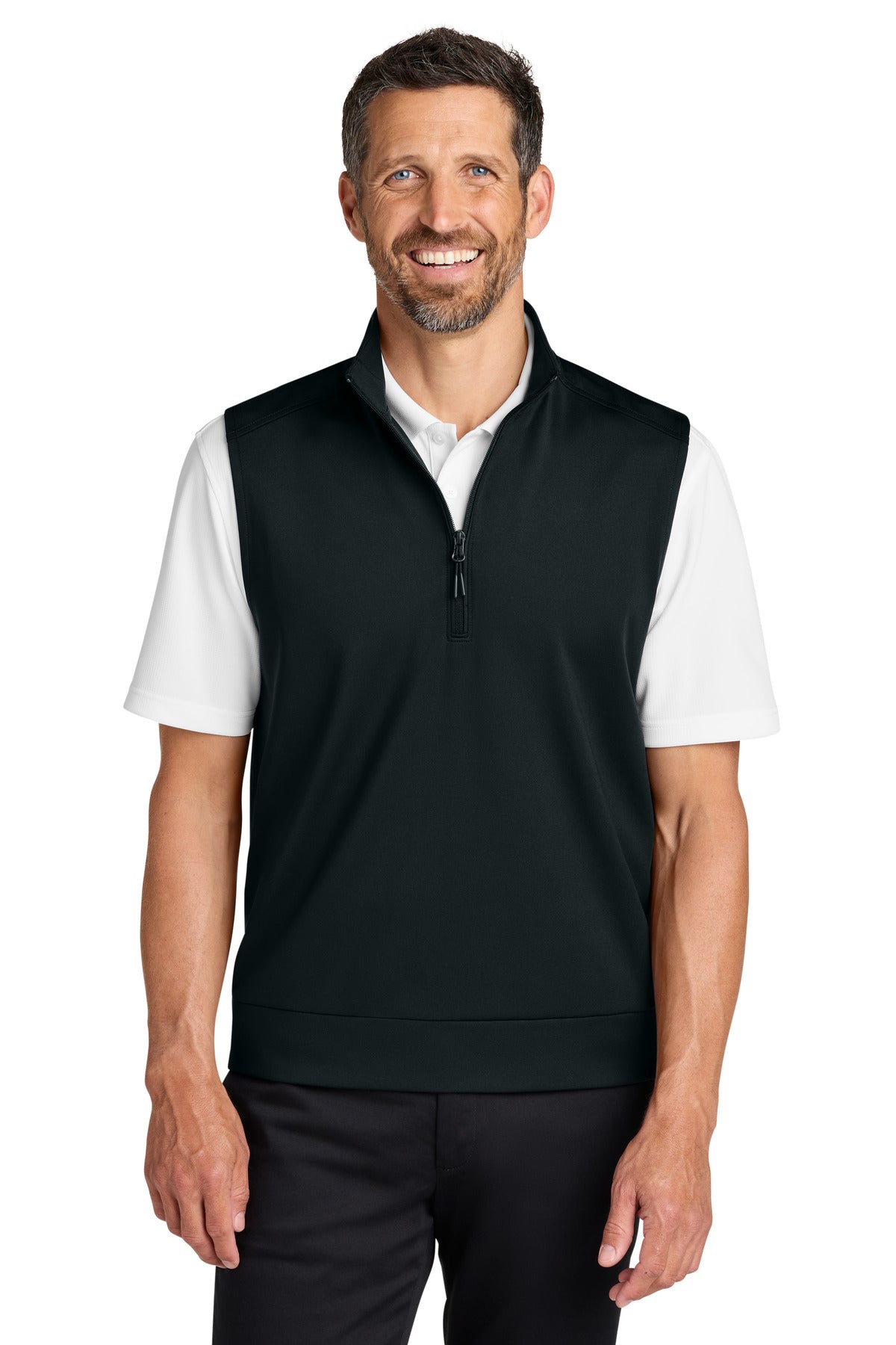 Port Authority?? C-FREE?? Double Knit 1/4-Zip Vest K880V