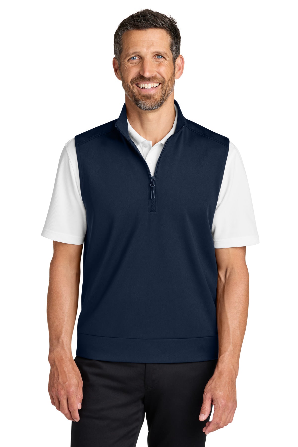 Port Authority?? C-FREE?? Double Knit 1/4-Zip Vest K880V