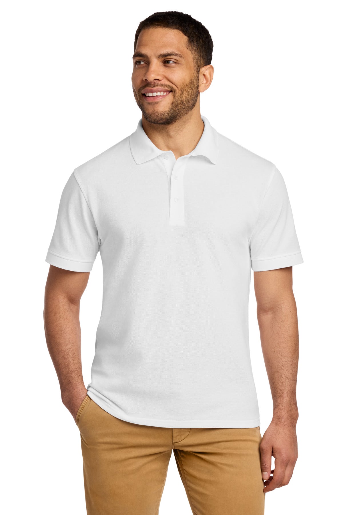 Port & CoŸ?? Combed Ring Spun Pique Polo. KP1500