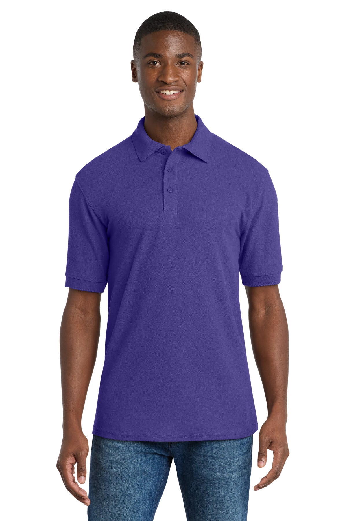 Port & CoŸ?? Core Blend Pique Polo. KP155