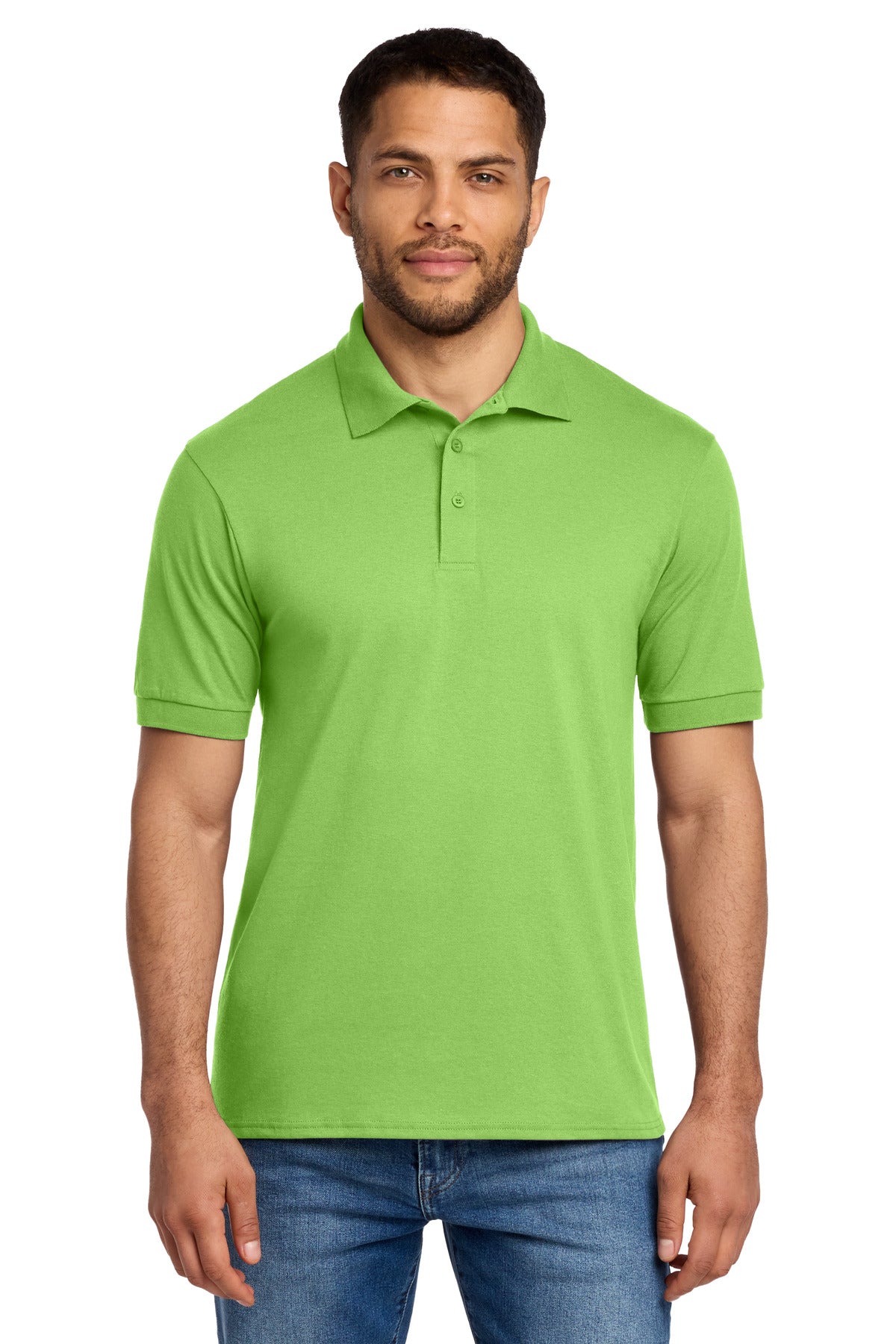 Port & CoŸ?? Tall Core Blend Jersey Knit Polo. KP55T