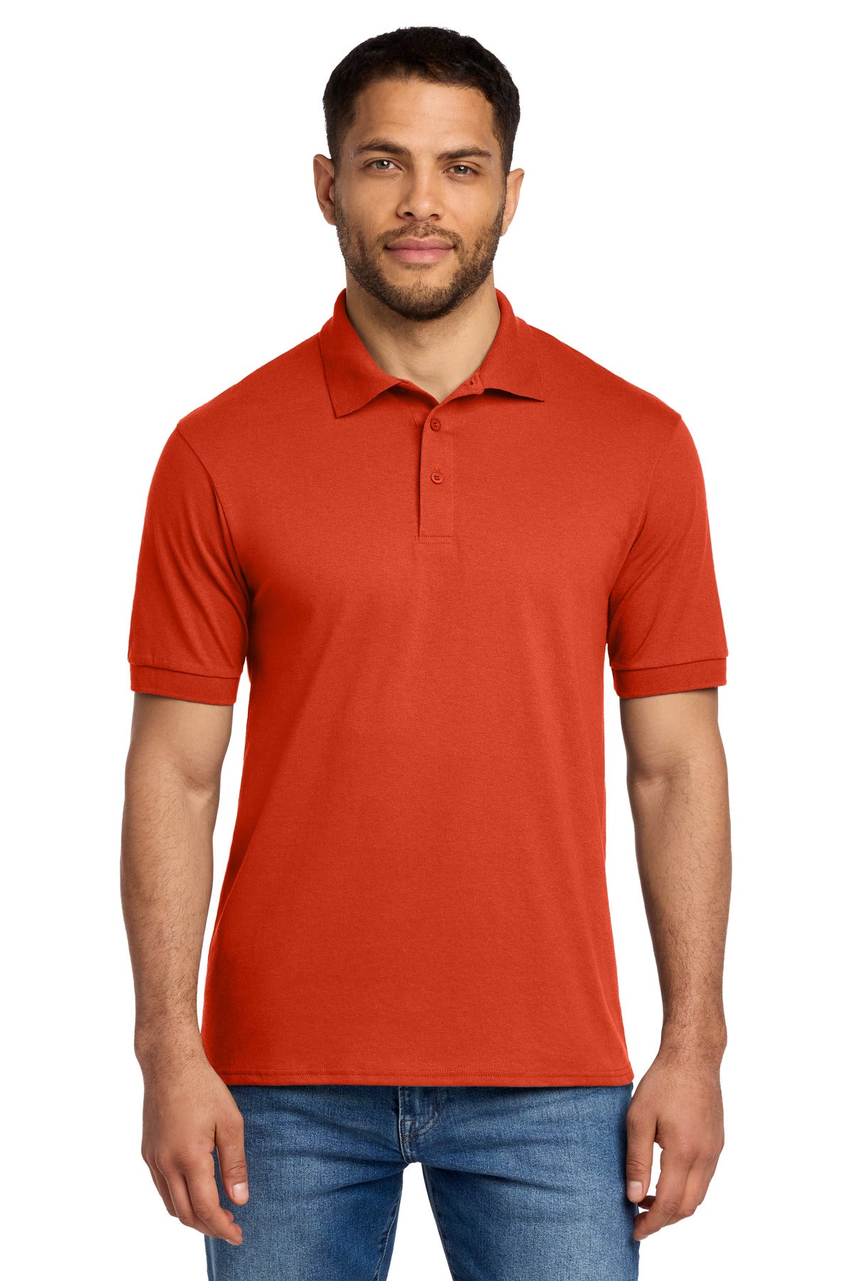 Port & CoŸ?? Tall Core Blend Jersey Knit Polo. KP55T