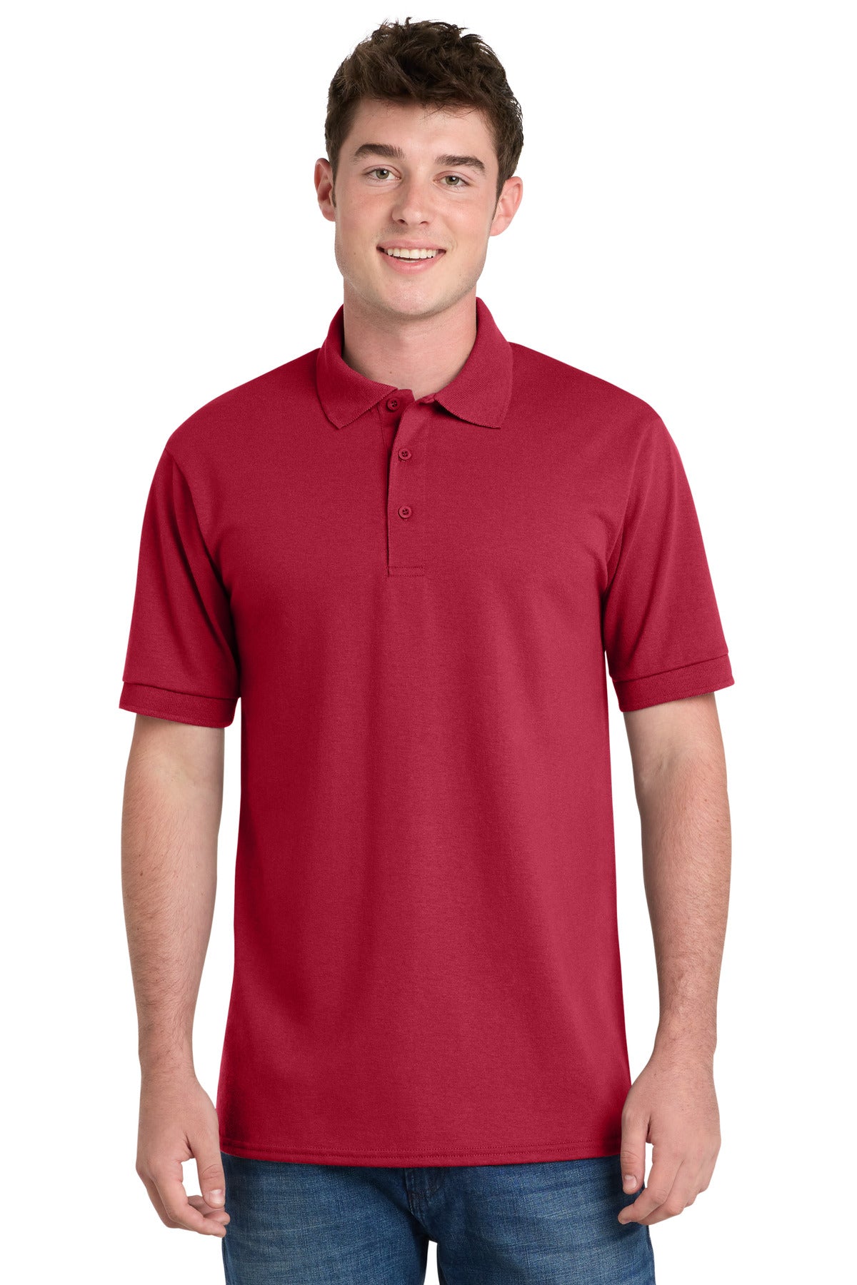 Port & Co™ Tall Core Blend Jersey Knit Polo. KP55T
