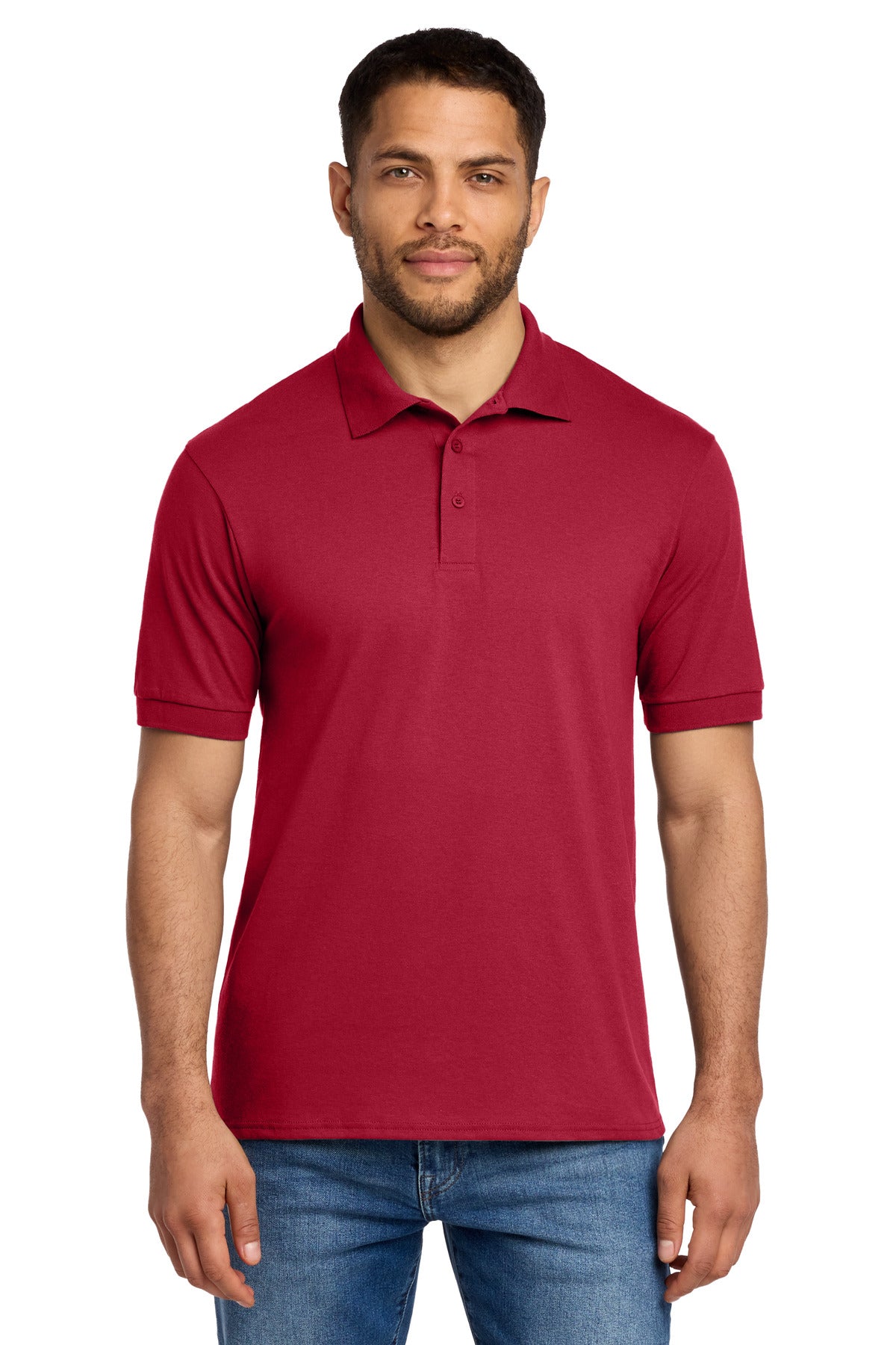 Port & CoŸ?? Tall Core Blend Jersey Knit Polo. KP55T