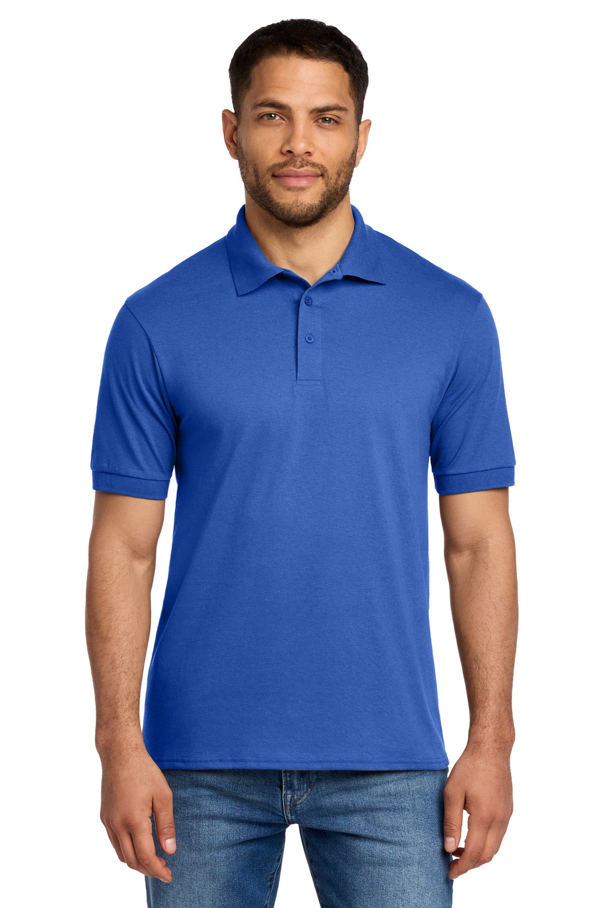 Port & CoŸ?? Tall Core Blend Jersey Knit Polo. KP55T