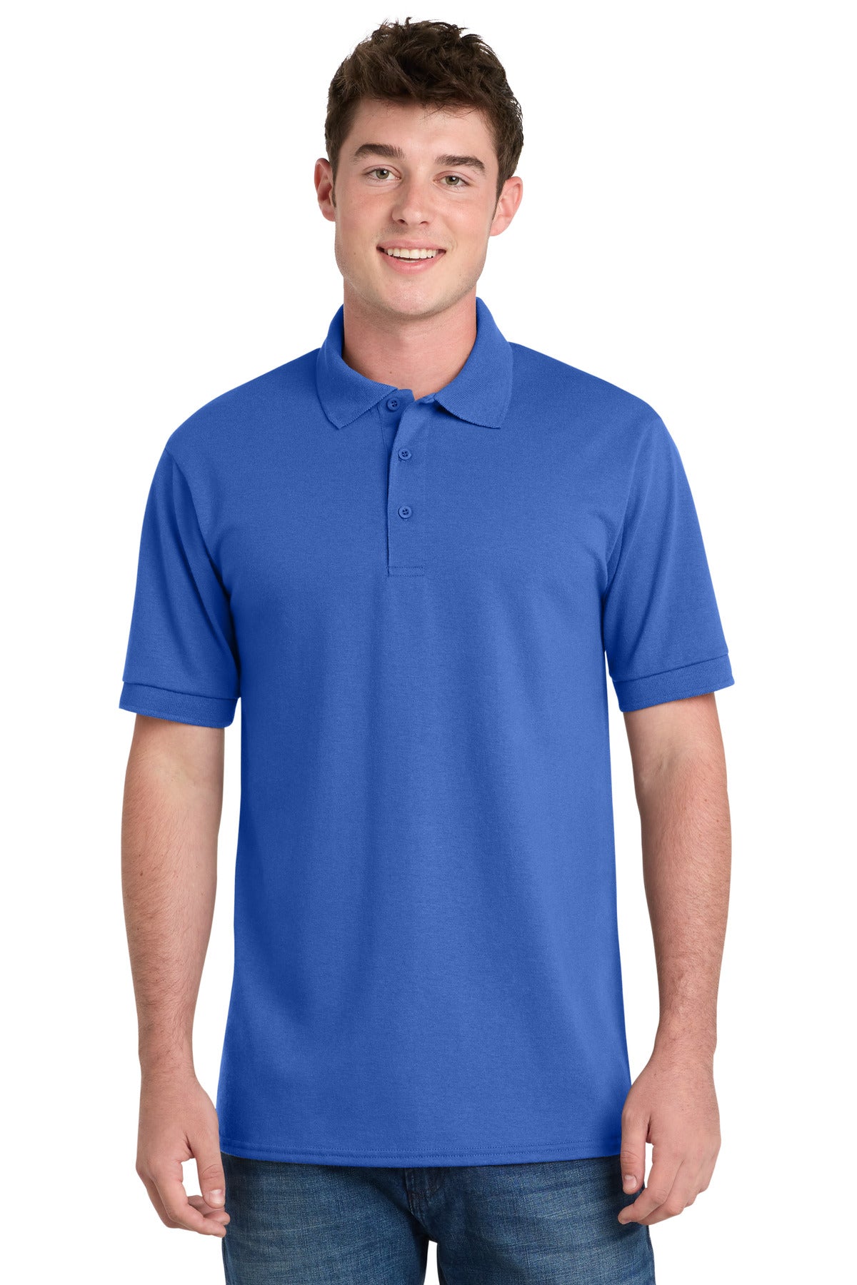 Port & Co™ Core Blend Jersey Knit Polo. KP55