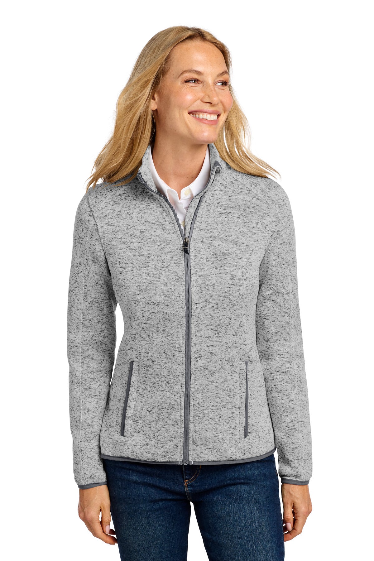 Port Authority?? Women's Sweater Fleece Jacket. L232