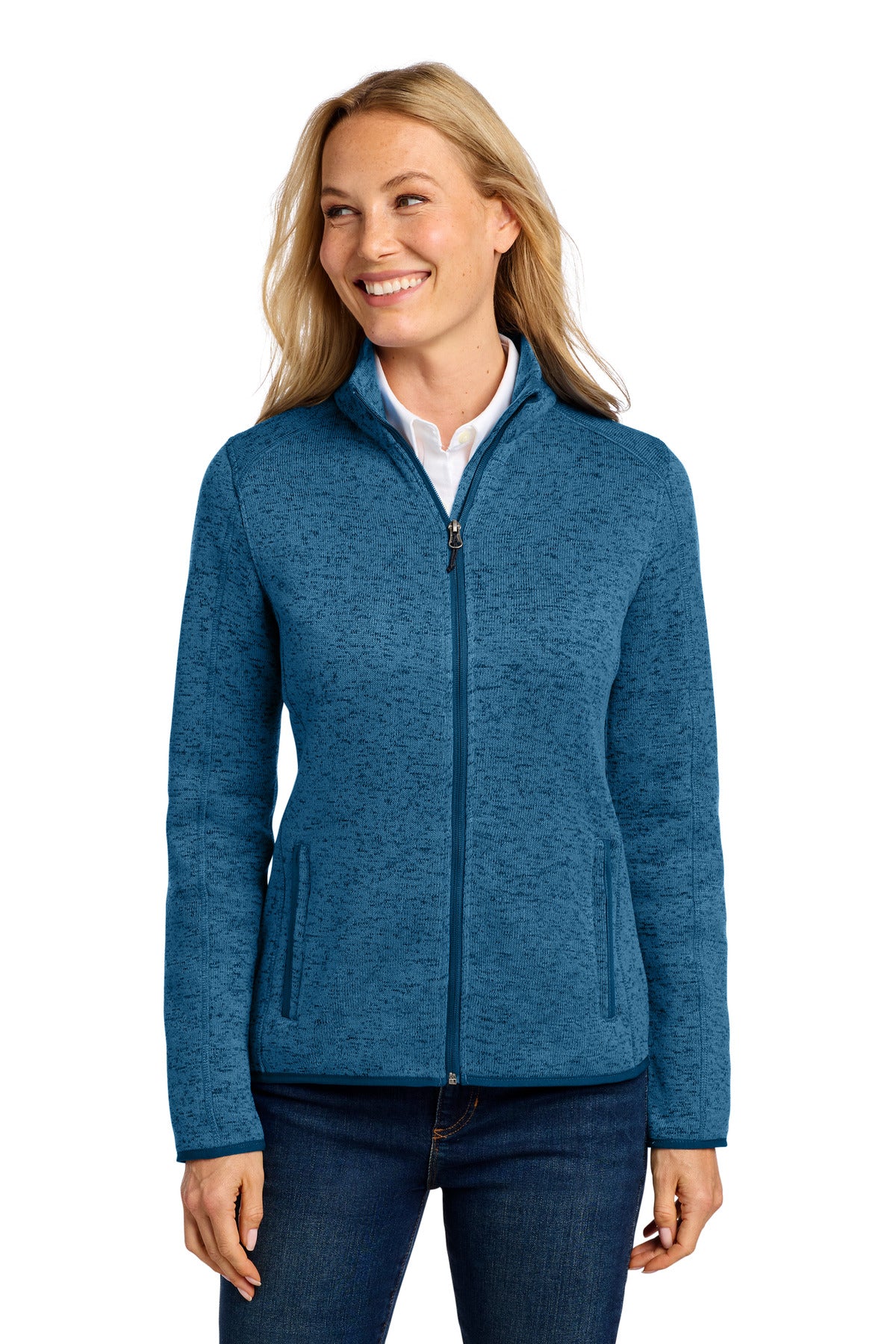 Port Authority?? Women's Sweater Fleece Jacket. L232