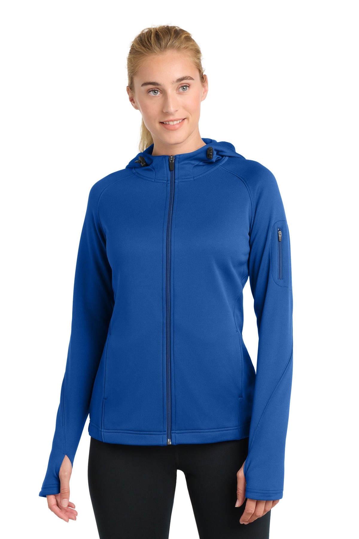 Sport-Tek® Women's Tech Fleece Full-Zip Hooded Jacket. L248