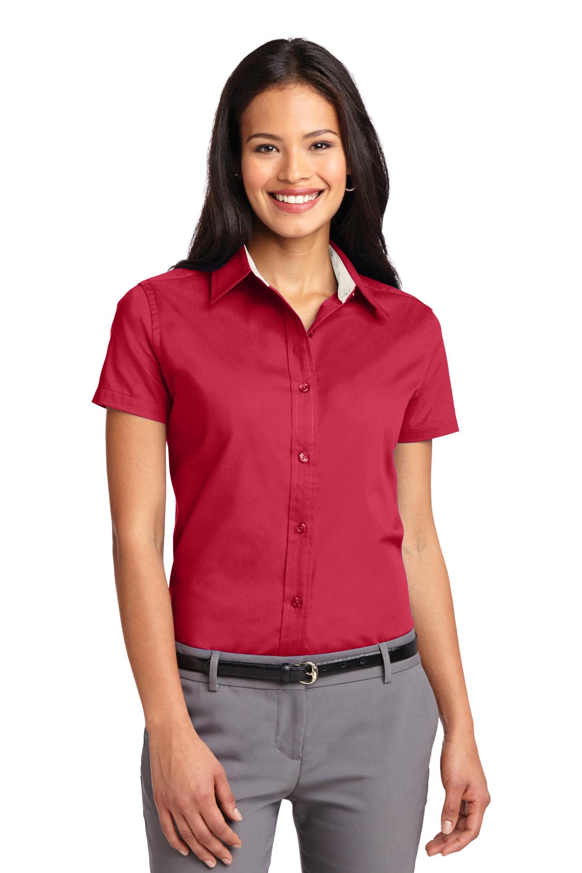 Port AuthorityÂ® Women's Short Sleeve Easy Care  Shirt.  L508