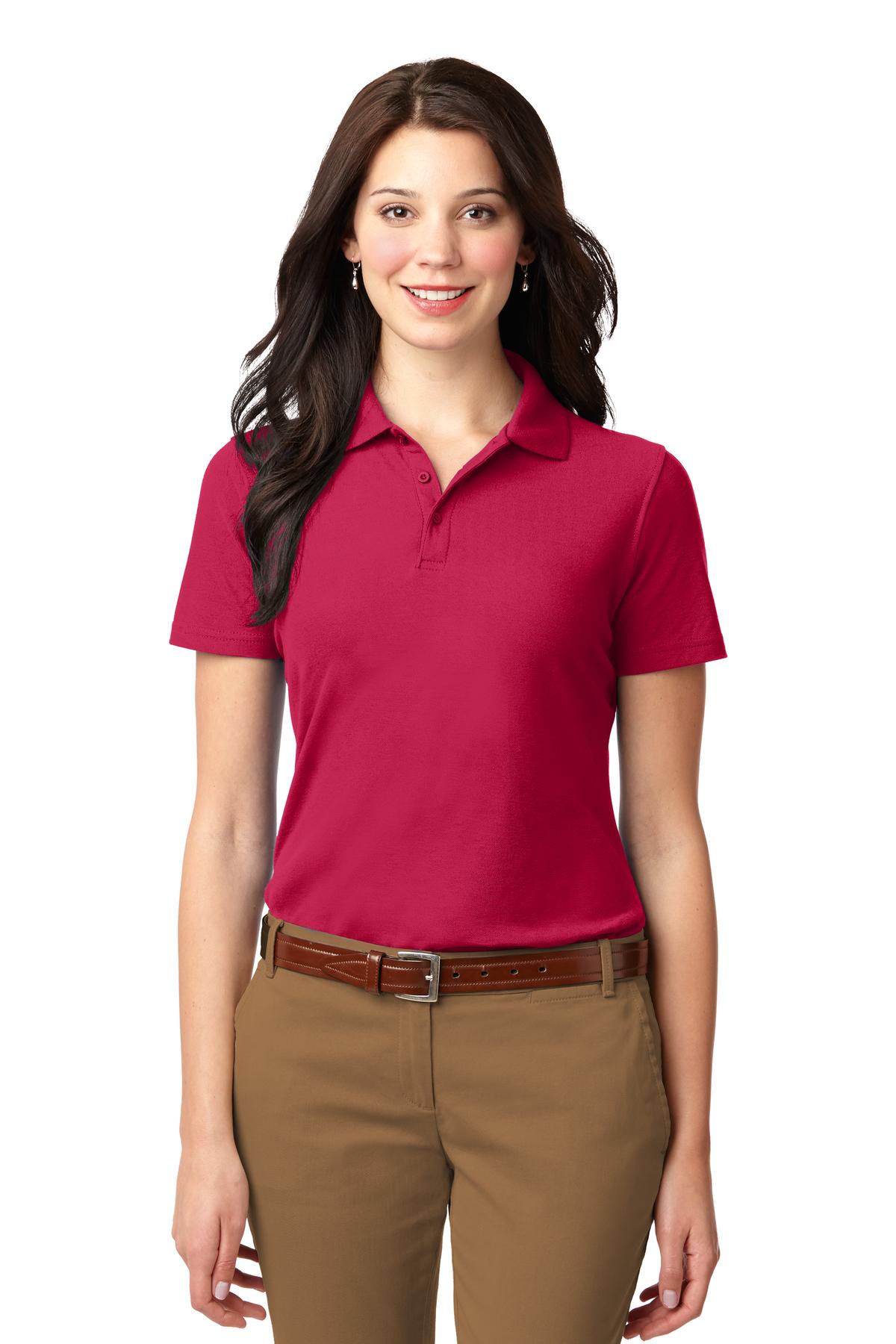 Port AuthorityÂ® Women's Stain-Resistant Polo. L510