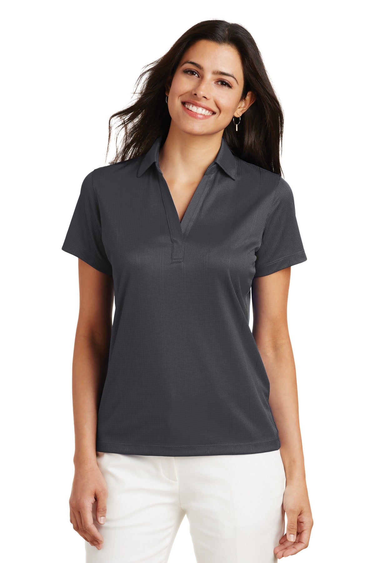 Port AuthorityÂ® Women's Performance Fine Jacquard Polo. L528