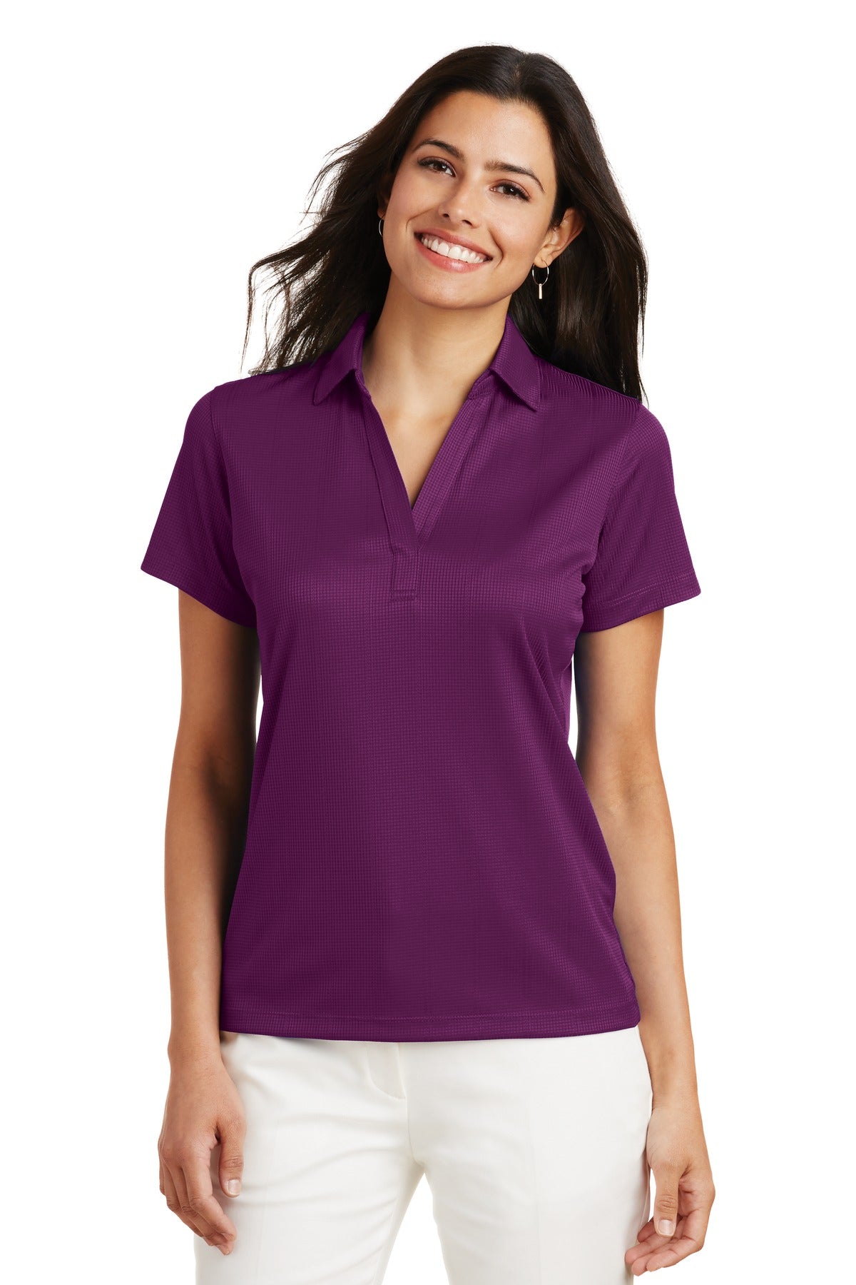 Port AuthorityÂ® Women's Performance Fine Jacquard Polo. L528