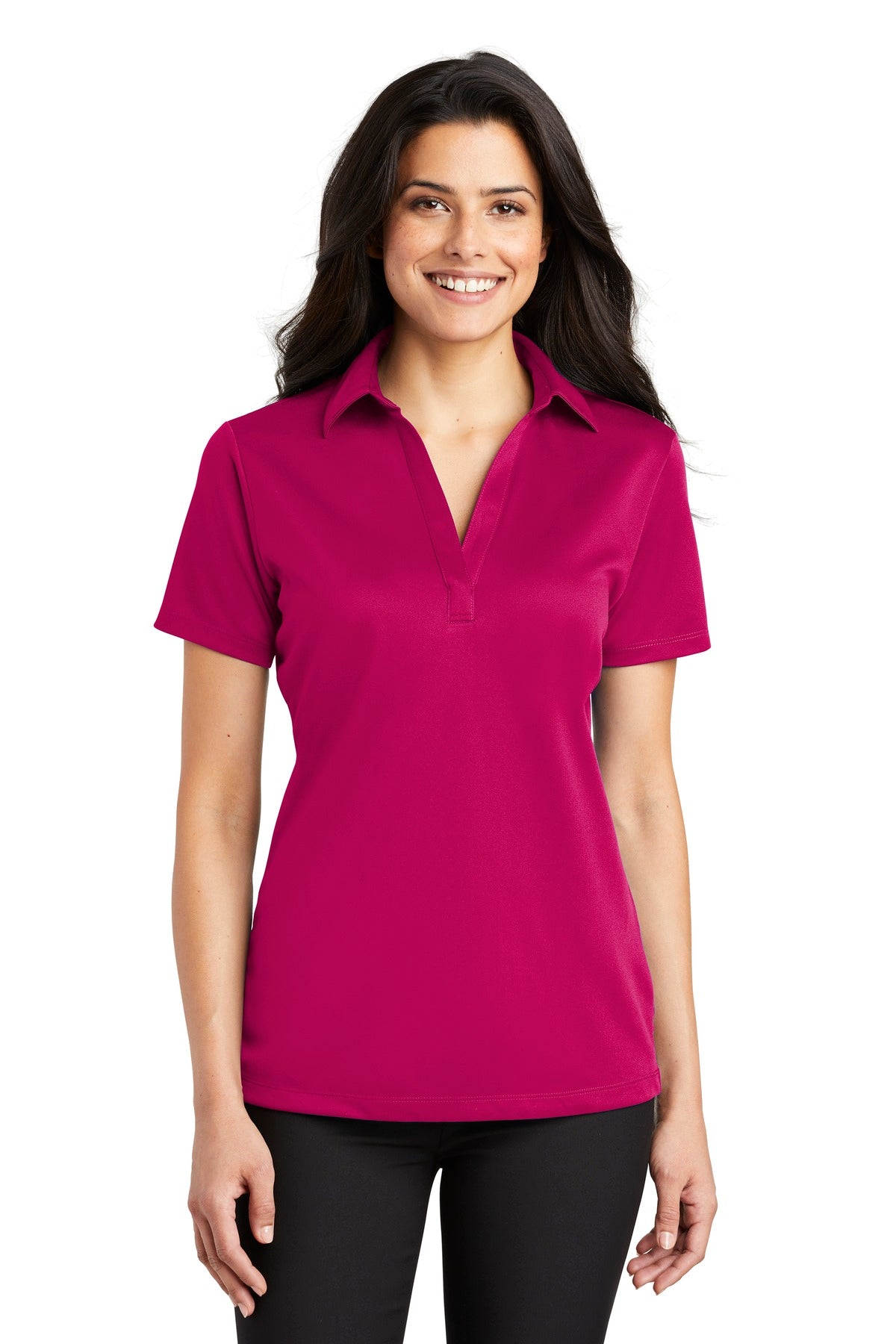 Port AuthorityÂ® Women's Silk Touchâ„¢ Performance Polo. L540