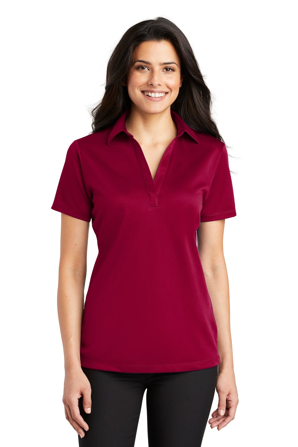 Port AuthorityÂ® Women's Silk Touchâ„¢ Performance Polo. L540