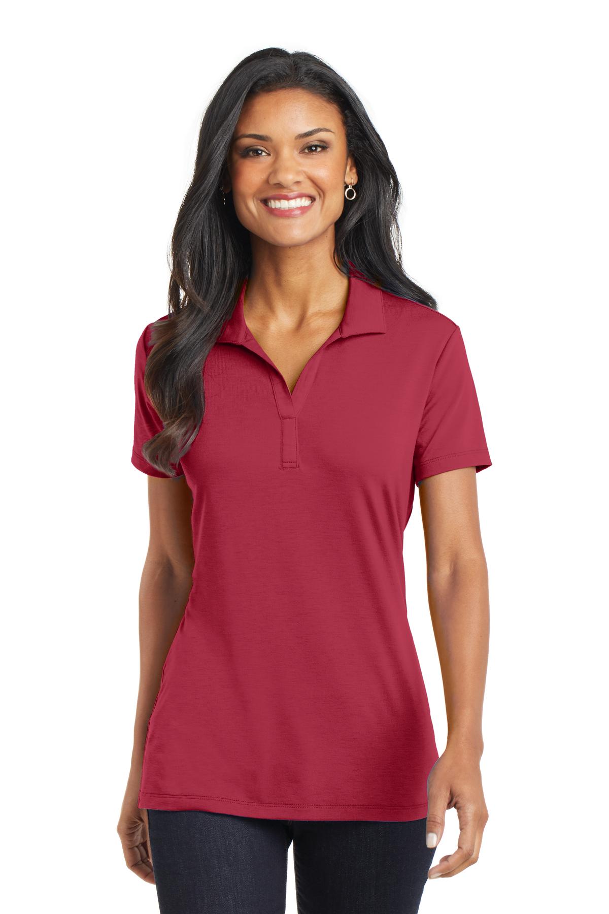 Port AuthorityÂ® Women's Cotton Touchâ„¢ Performance Polo. L568