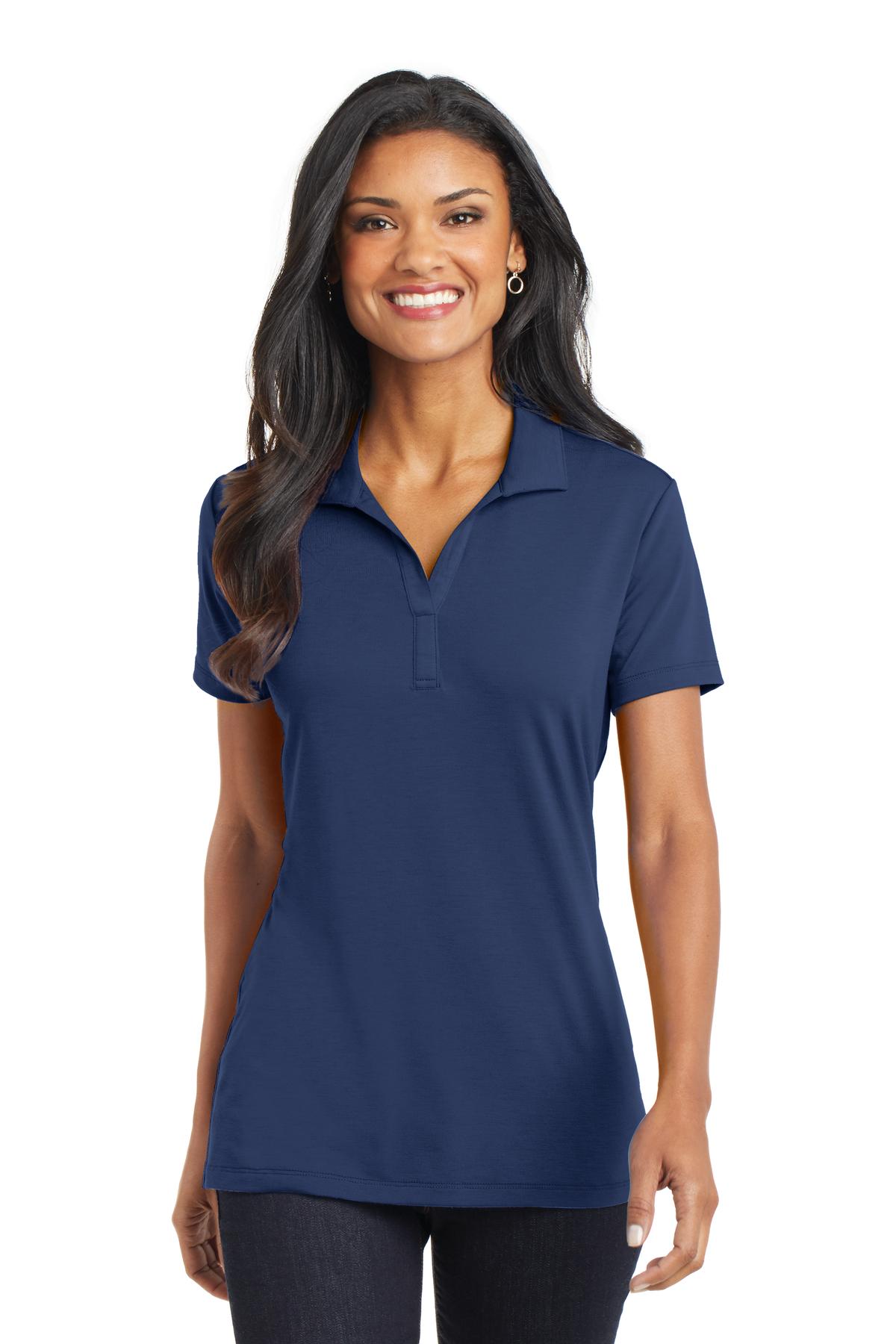 Port AuthorityÂ® Women's Cotton Touchâ„¢ Performance Polo. L568