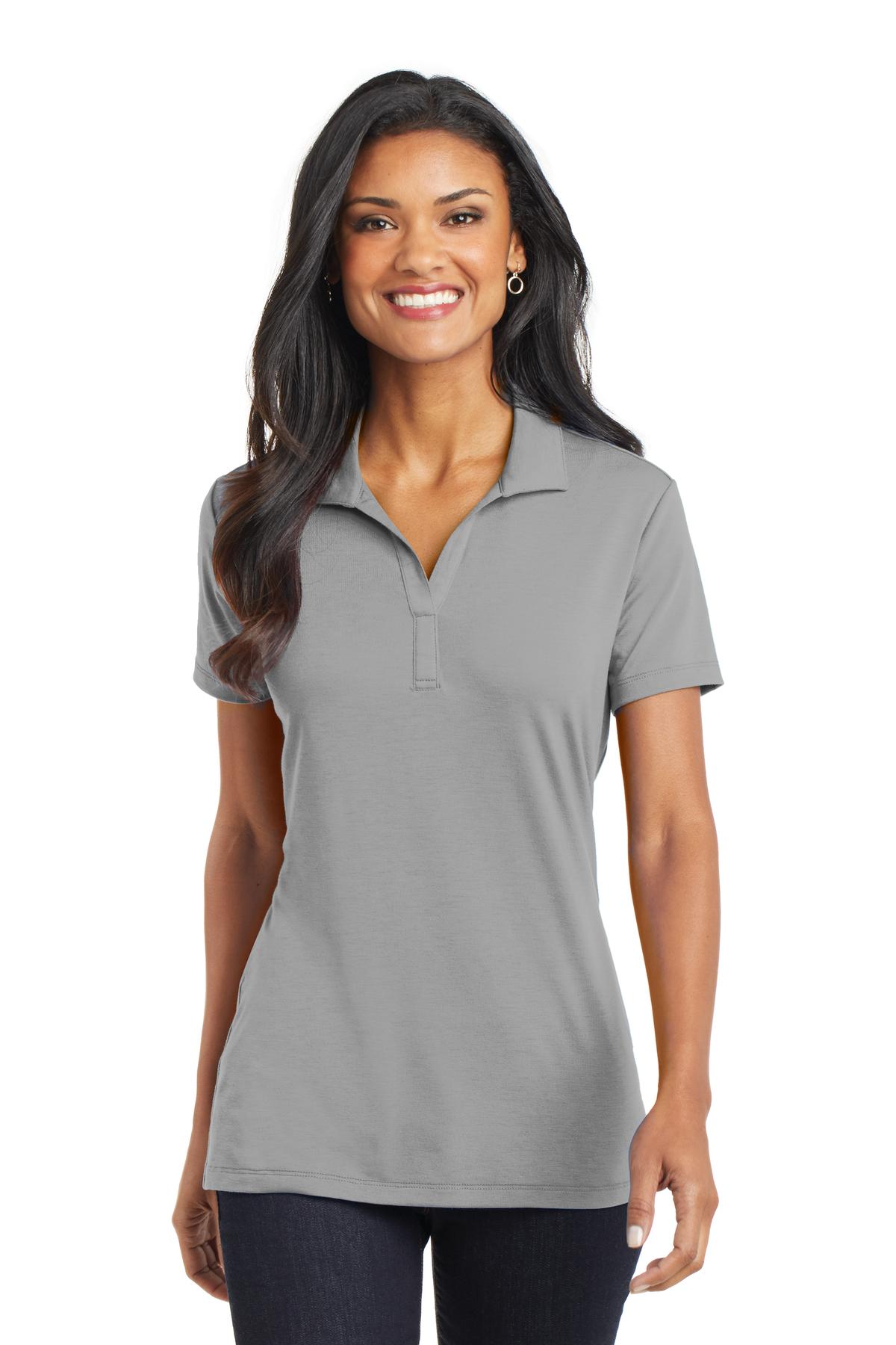 Port AuthorityÂ® Women's Cotton Touchâ„¢ Performance Polo. L568