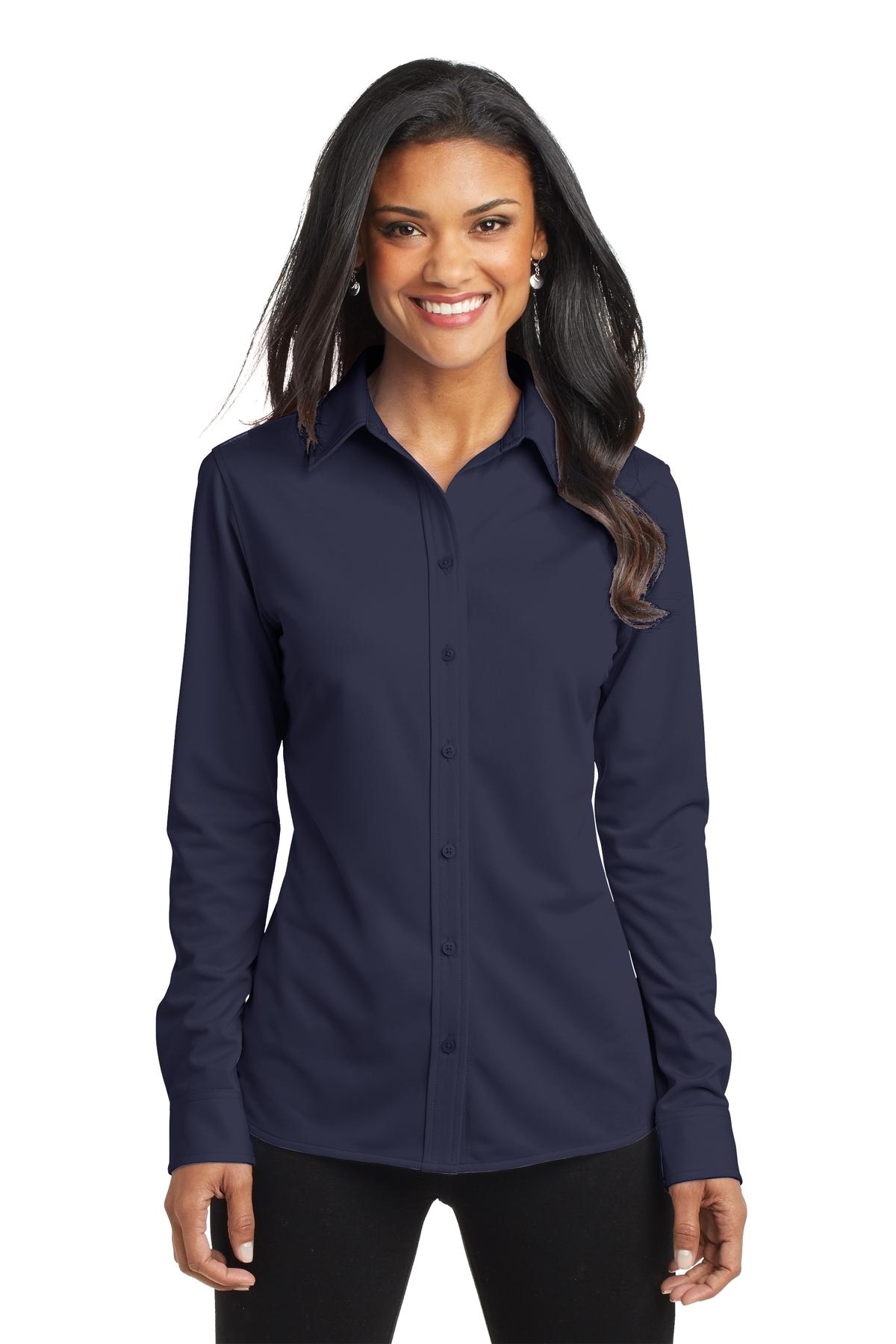 Port AuthorityÂ® Women's Dimension Knit Dress Shirt. L570