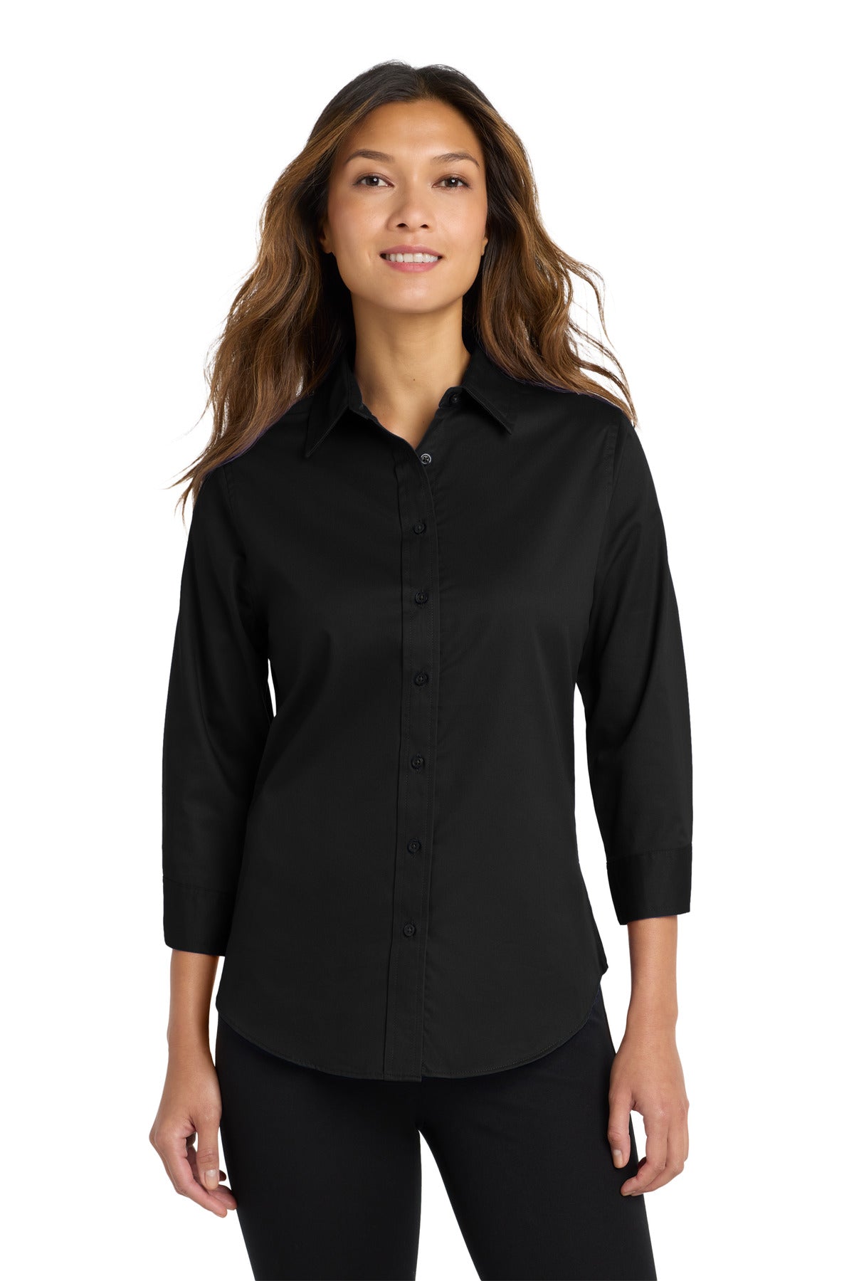 Port AuthorityÂ® Women's 3/4-Sleeve Easy Care Shirt. L612