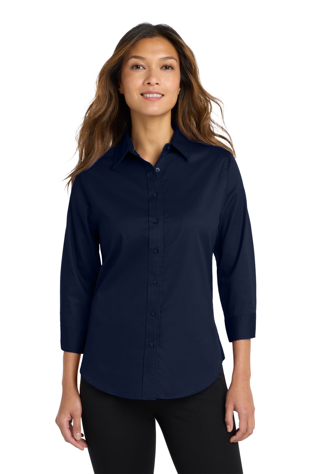 Port AuthorityÂ® Women's 3/4-Sleeve Easy Care Shirt. L612