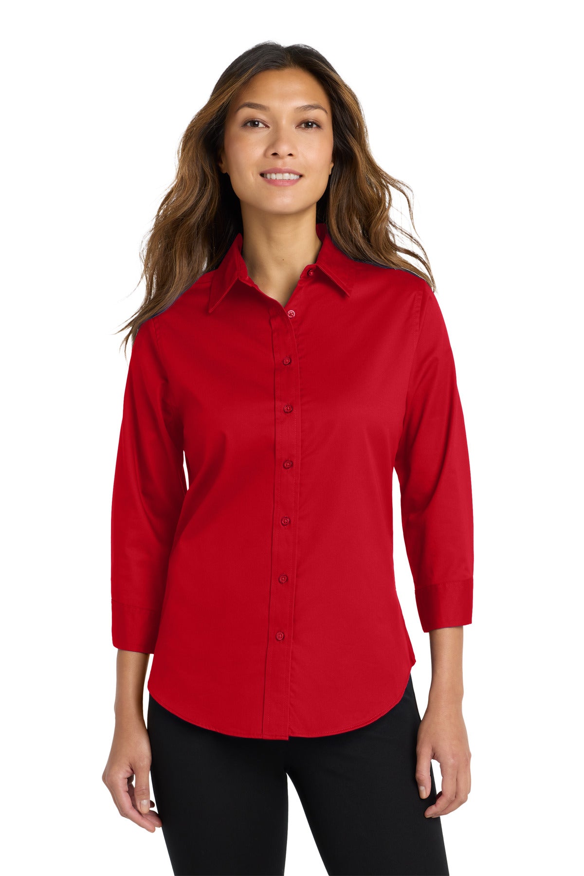Port AuthorityÂ® Women's 3/4-Sleeve Easy Care Shirt. L612