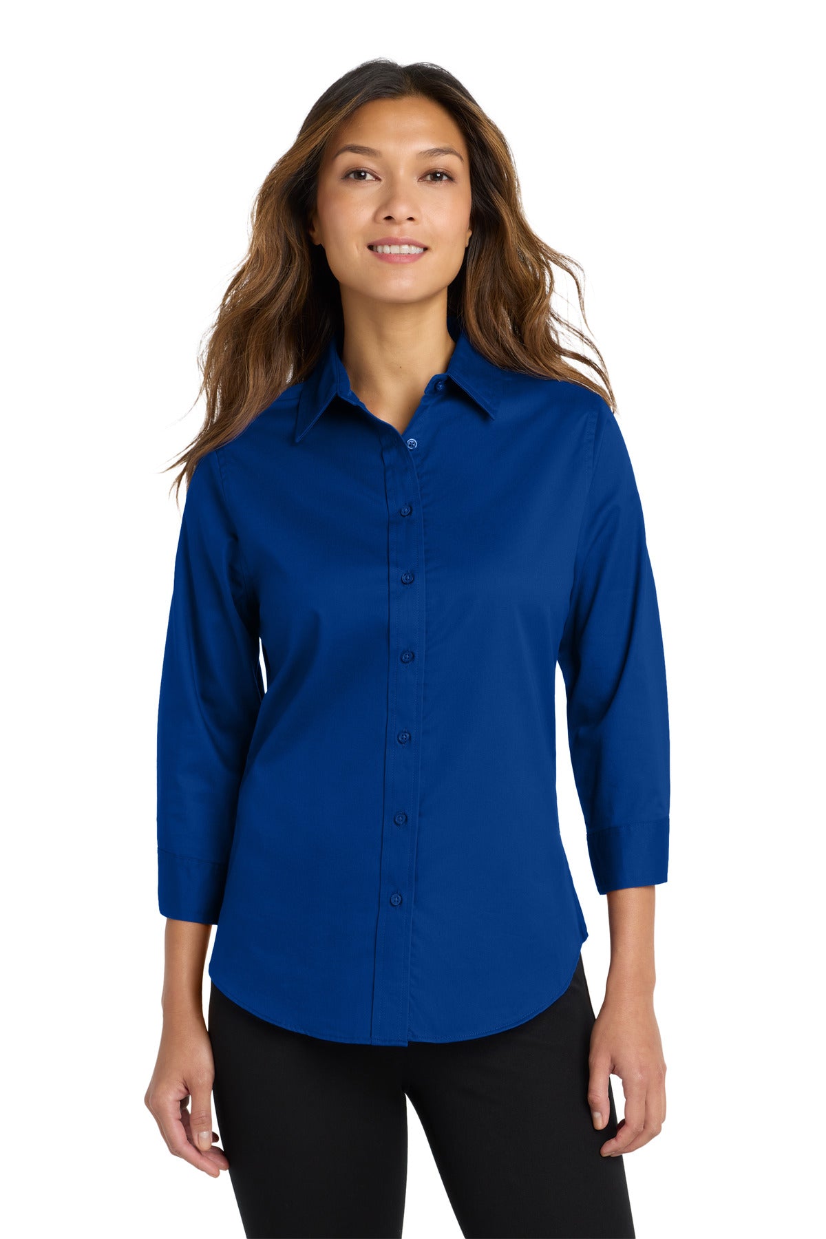 Port AuthorityÂ® Women's 3/4-Sleeve Easy Care Shirt. L612