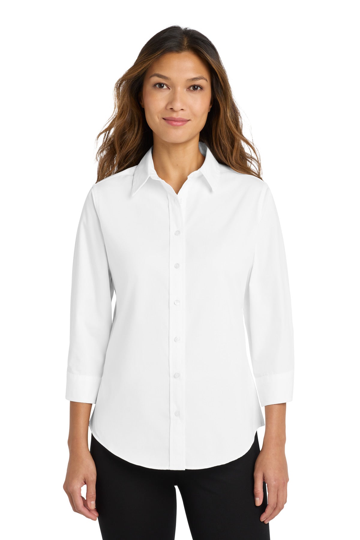 Port AuthorityÂ® Women's 3/4-Sleeve Easy Care Shirt. L612